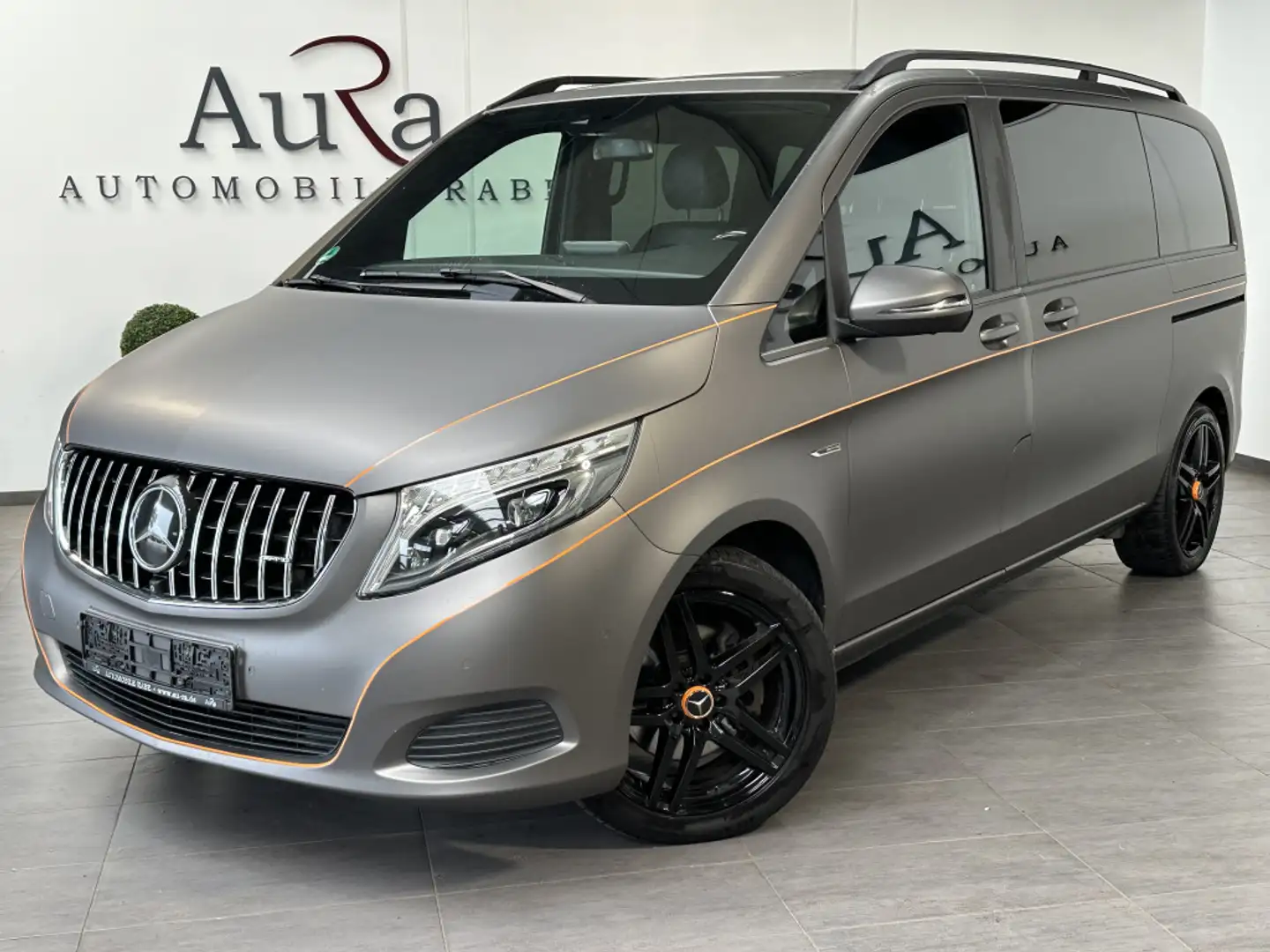 Mercedes-Benz V 250 CDI Avantgarde NAV+LED+AHK+BURMESTER+360°+ACC Silber - 2