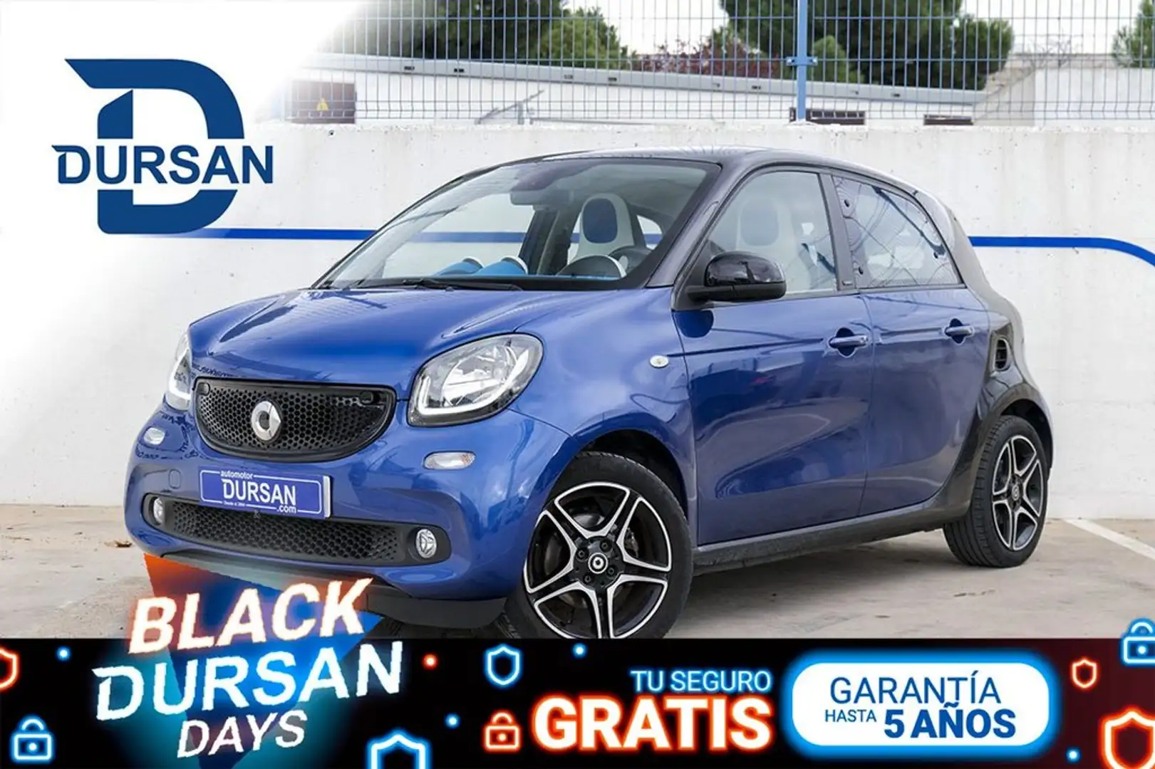 smart forFour 1.0 52kW 71CV SS PROXY Bleu - 1