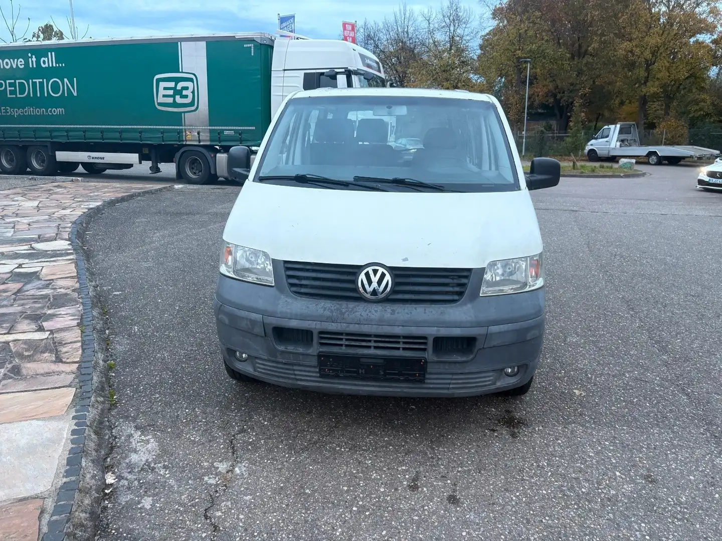 Volkswagen T5 Transporter Kasten-Kombi 9 Sitzer Klima Weiß - 2
