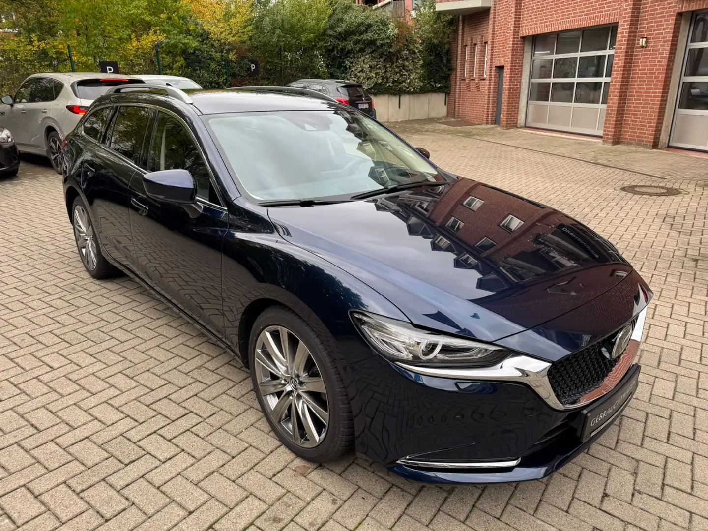 Mazda 6 Kombi 165 AT FWD Exclusive-Line Leder Blauw - 2