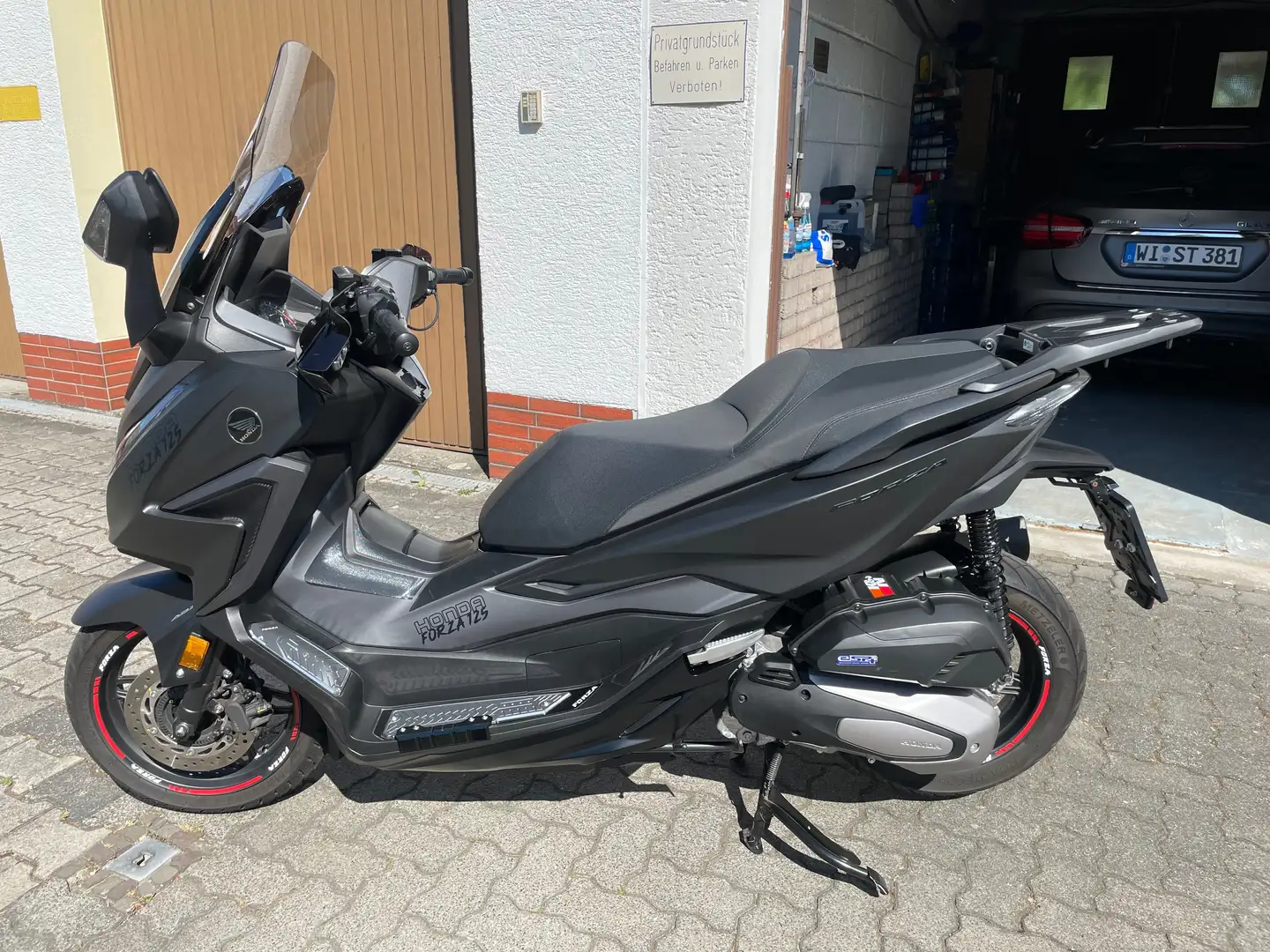 Honda Forza 125 TÜV-5/27-LeoVince-Malossi-Große Scheibe Grigio - 2