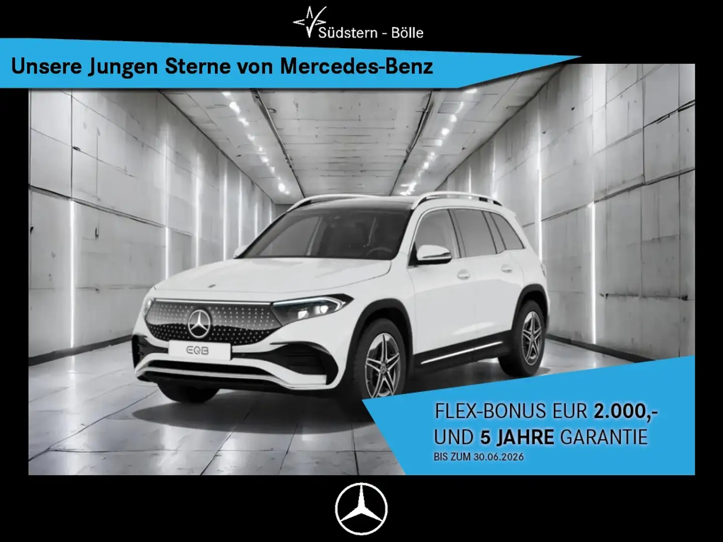 Mercedes-Benz EQB 350 4M AMG-ADV.+PANO+AMBIENTE+FACELIFT Blanc - 1