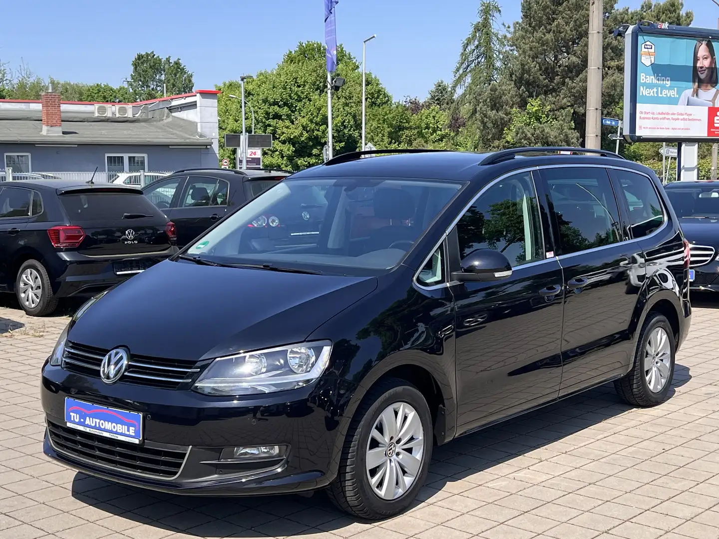 Volkswagen Sharan Comfortline BMT DSG NAVI-7 SITZER-ZAHNRIEMEN NEU Noir - 2