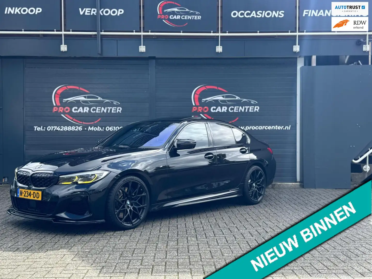 BMW 340 3-serie M340i xDrive High Executive FULL OPTIONS Zwart - 1