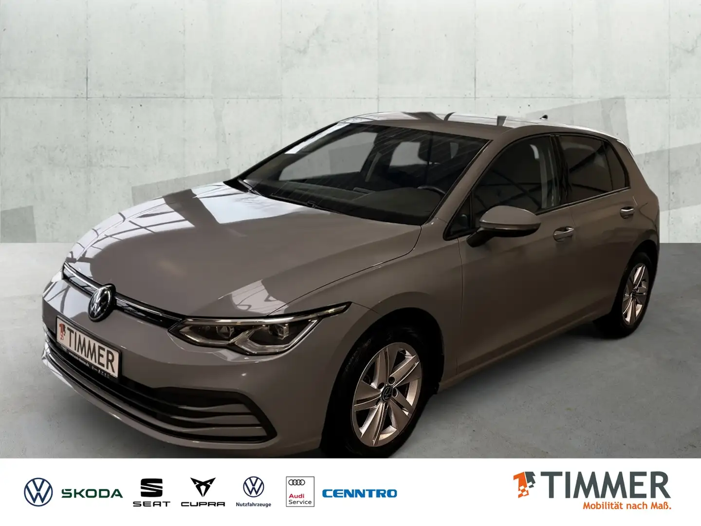 Volkswagen Golf VIII 1.5 TSI LIFE +LED +VIRTUAL +NAVI +SHZ +ALU + Grau - 1