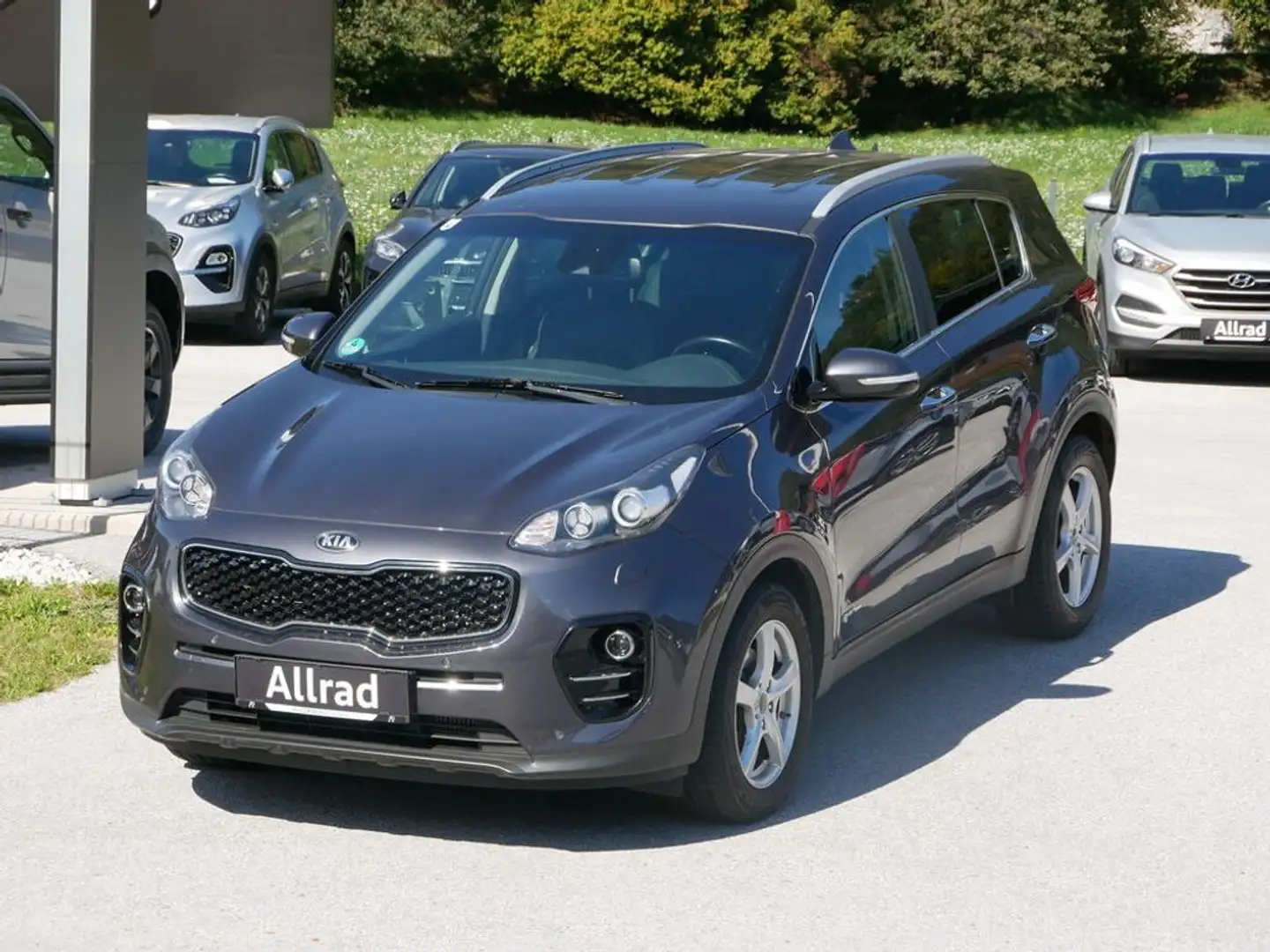 Kia Sportage 2,0 CRDI AWD Gold Aut. Grau - 2