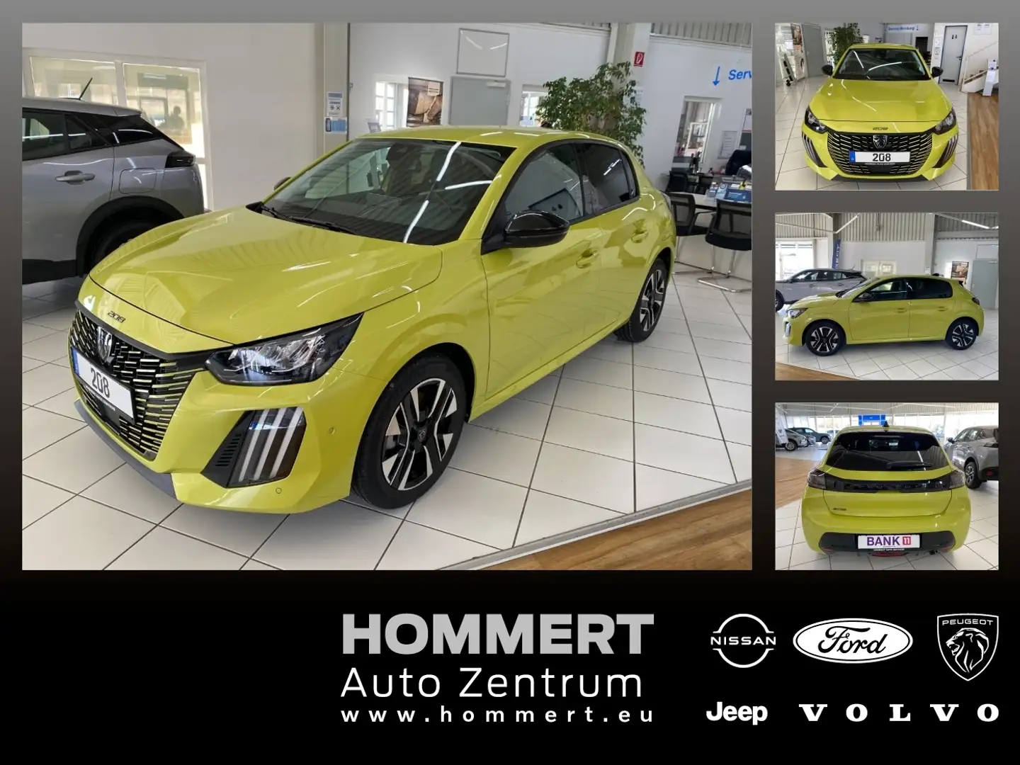 Peugeot 208 1.2 PureTech 100 Allure *ACC*360°*LM*LED*PDC Jaune - 1