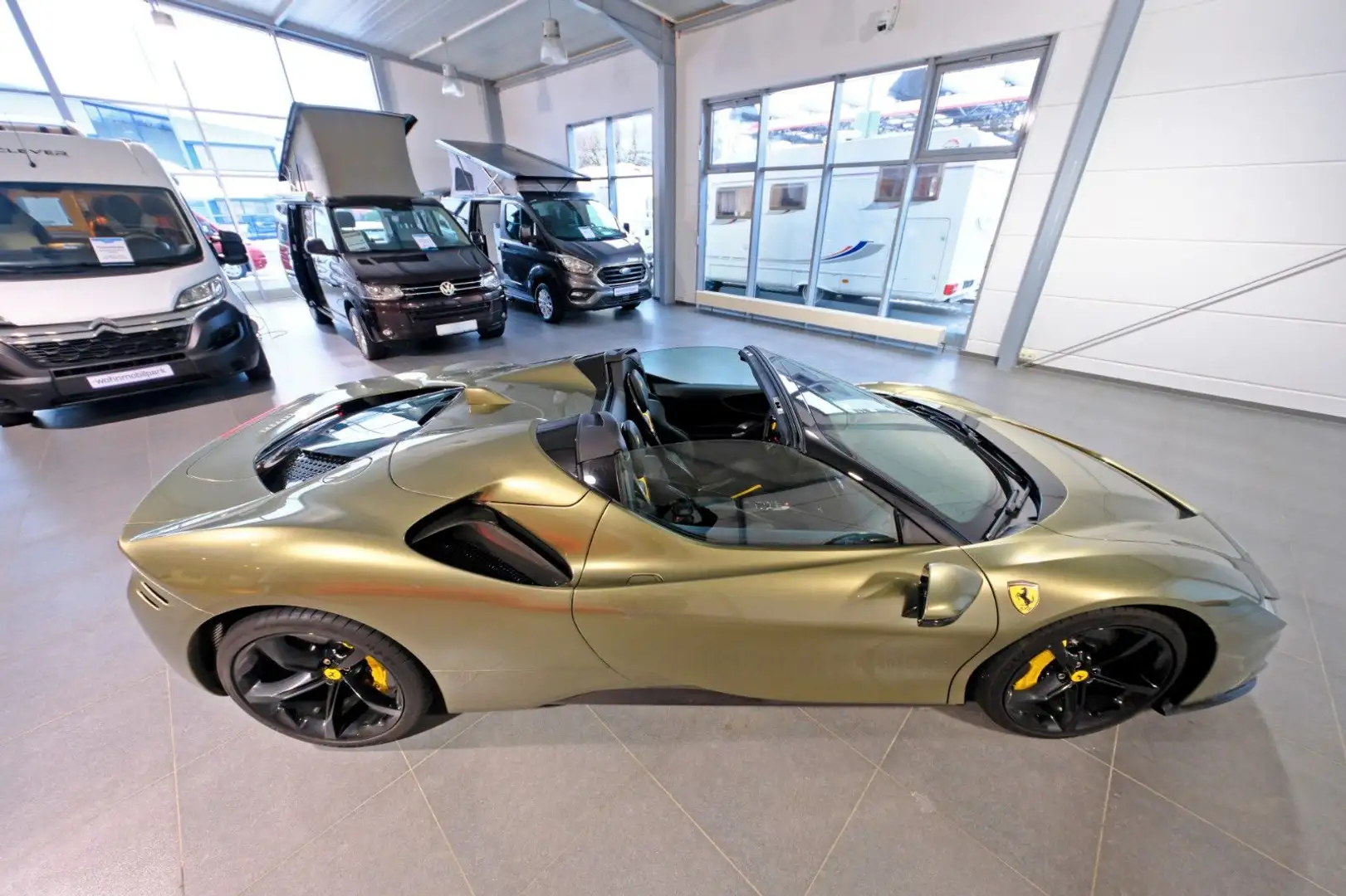 Ferrari SF90 Spider FULL Carbon/Sonderlack./WIE NEU Verde - 2