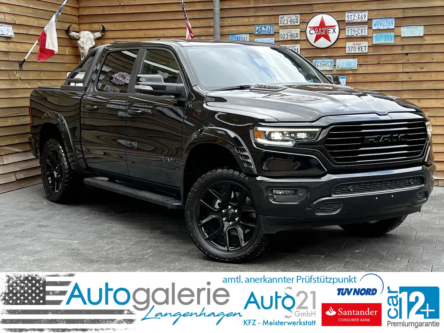 Dodge RAM 1500 Laramie Night RC 3,5´´ 4x4 LPG Pano h/k Zwart - 1