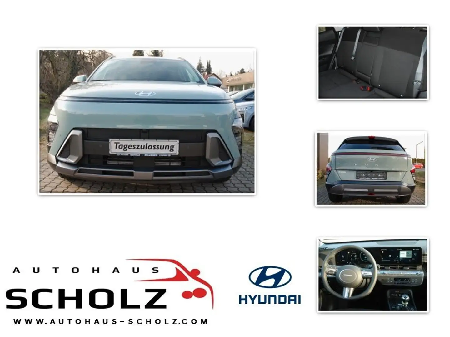 Hyundai KONA 1.0 T-GDI Trend Licht- Assist-Paket Bose Grün - 1