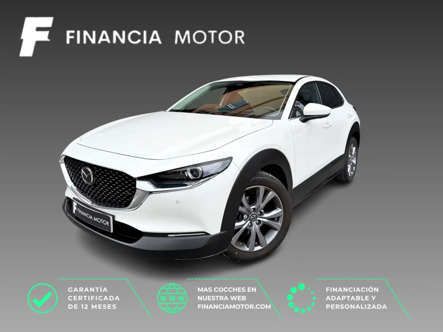 Mazda CX-30 2.5 e-Skyactiv-G Takumi BLOP FWD 103kW Bílá - 1