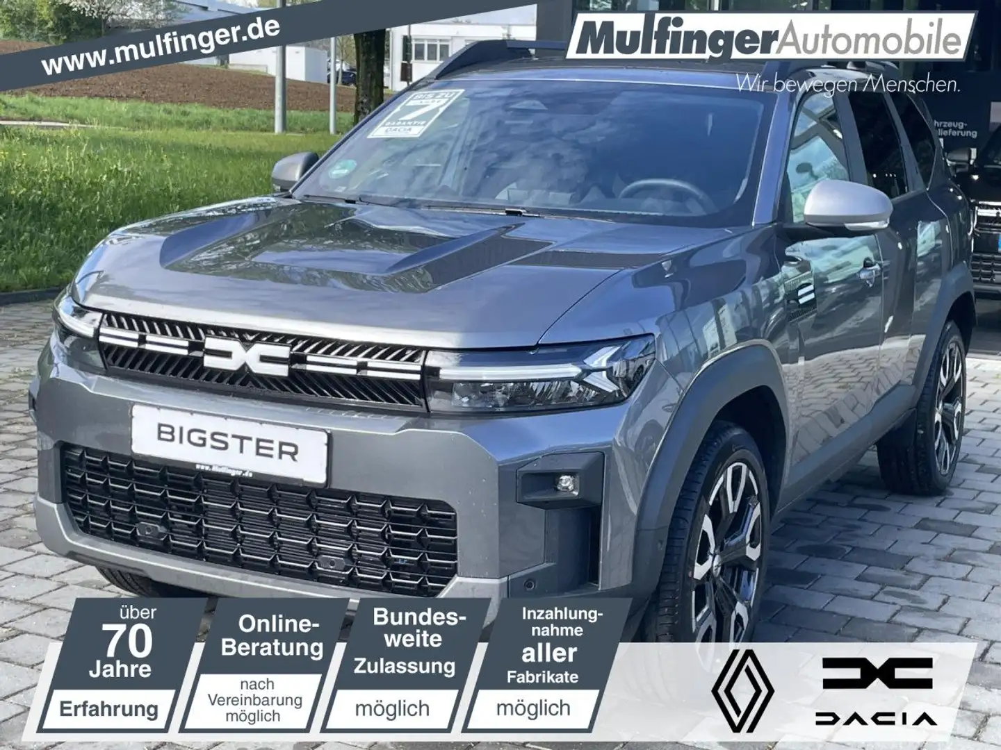 Dacia Bigster Journey HYBRID 155 WKR Kostenlos Navi Grau - 1