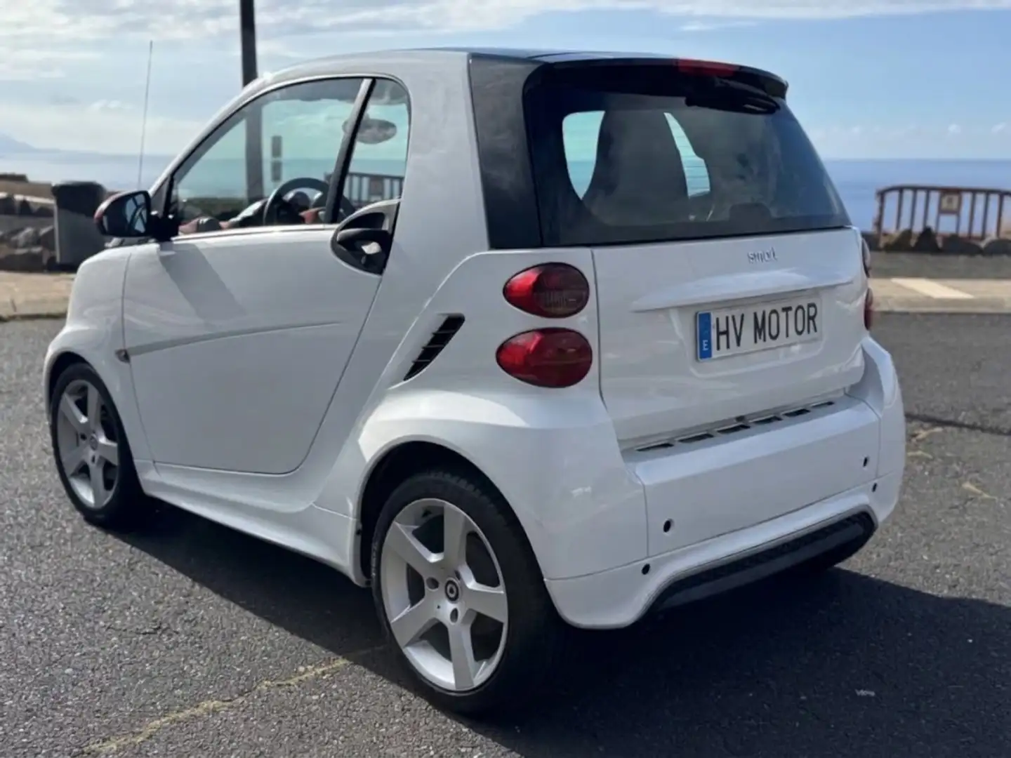 smart forTwo Cabrio 62 Passion Aut. Blanco - 2