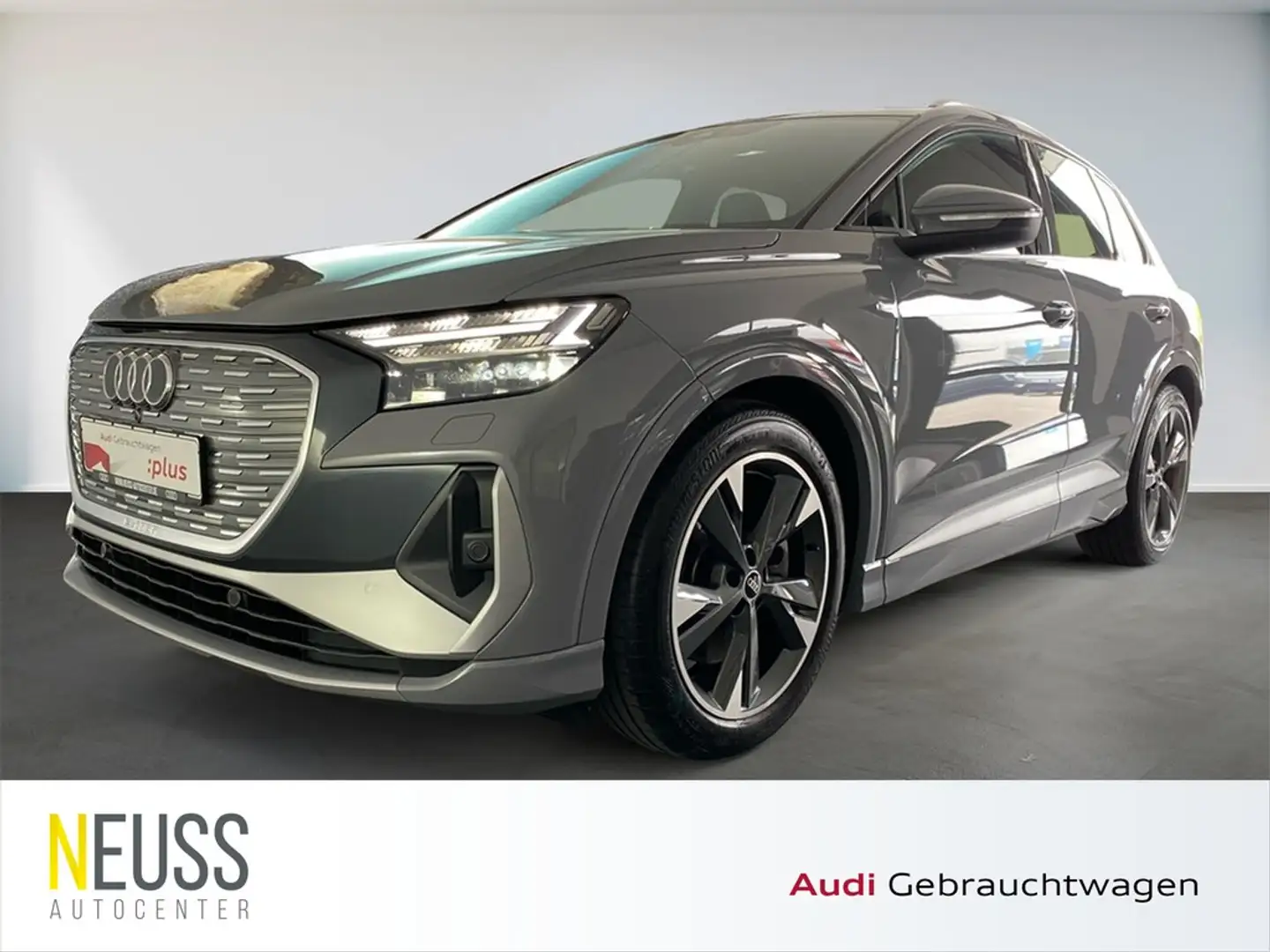 Audi Q4 e-tron 45 quattro S line HUD+ACC+RFK+MATRIX+ Grau - 1