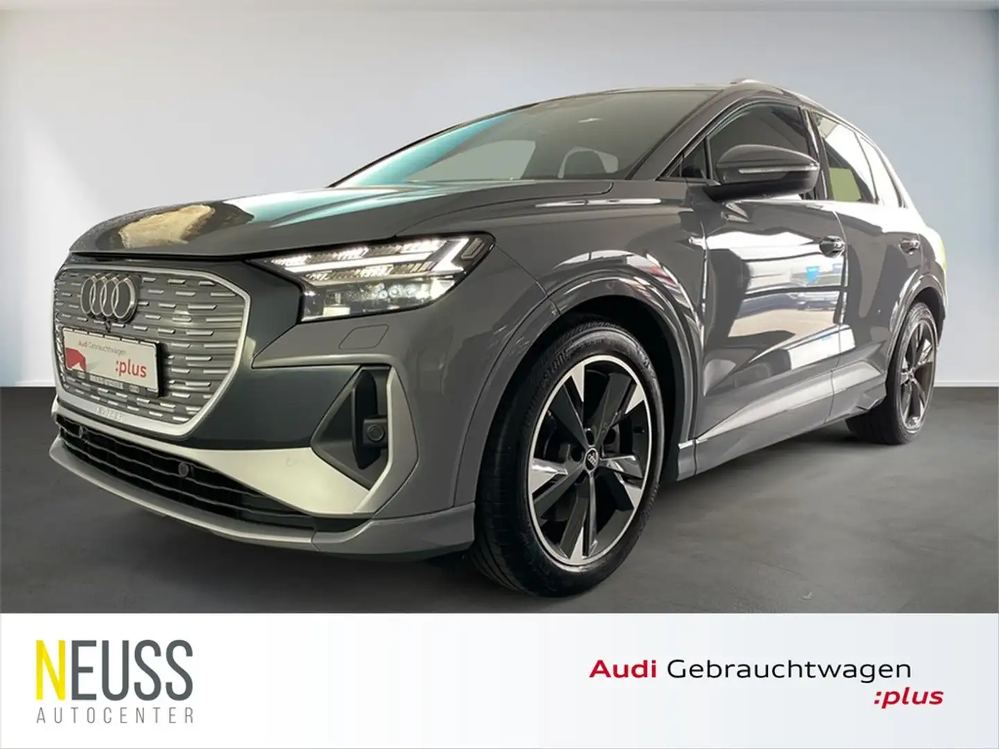 Audi Q4 e-tron 45 quattro S line HUD+ACC+RFK+MATRIX+ Grau - 1