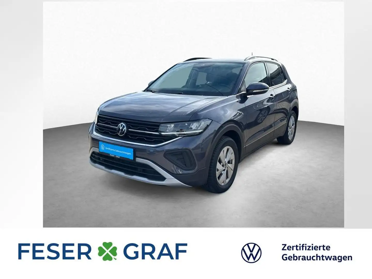 Volkswagen T-Cross 1.0 LIFE NAVI SHZ KAM LED Grau - 1
