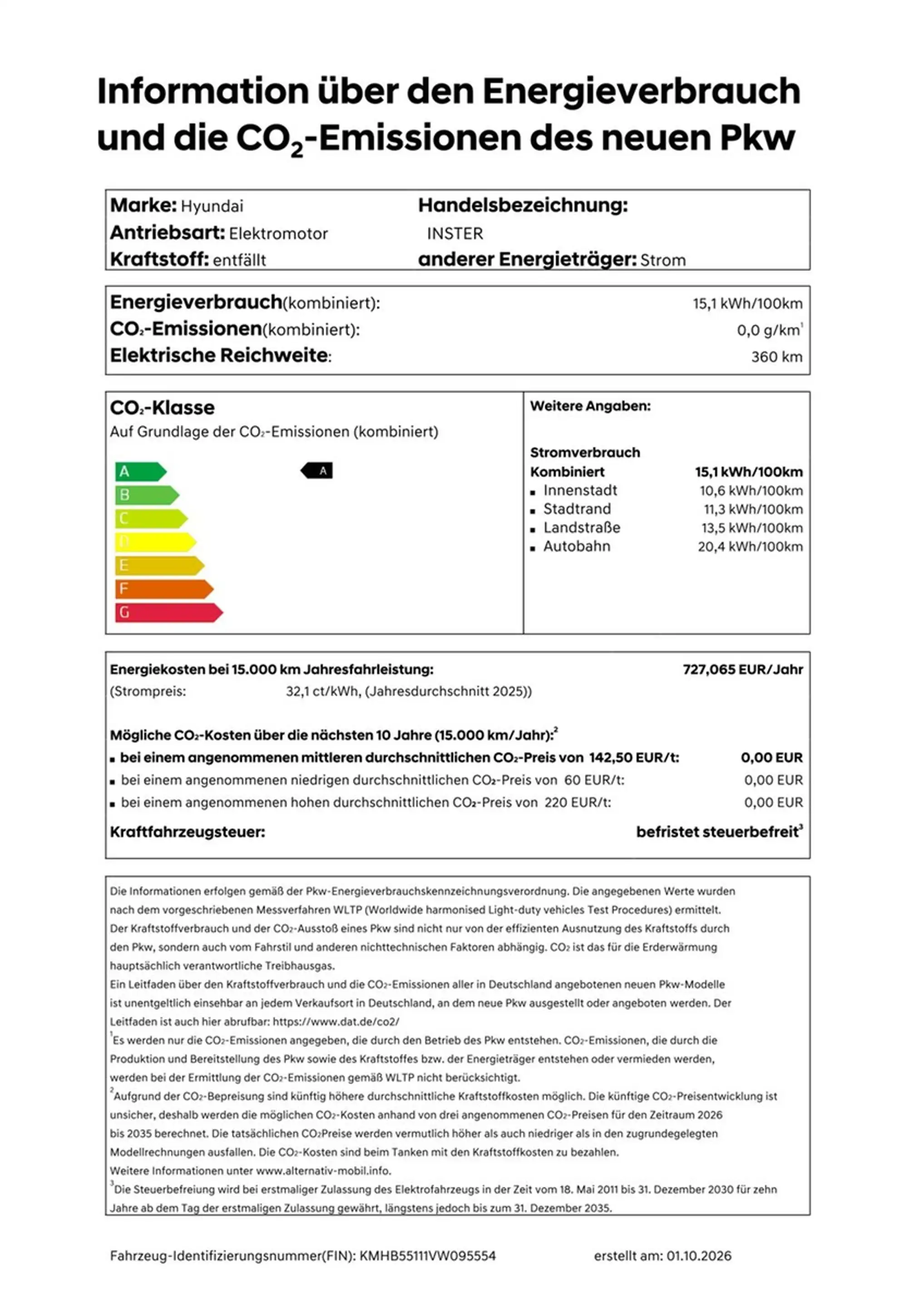 Hyundai Inster Elektro 49,0 kWh Prime PANO/NSCC/VIRTUAL — photo 9