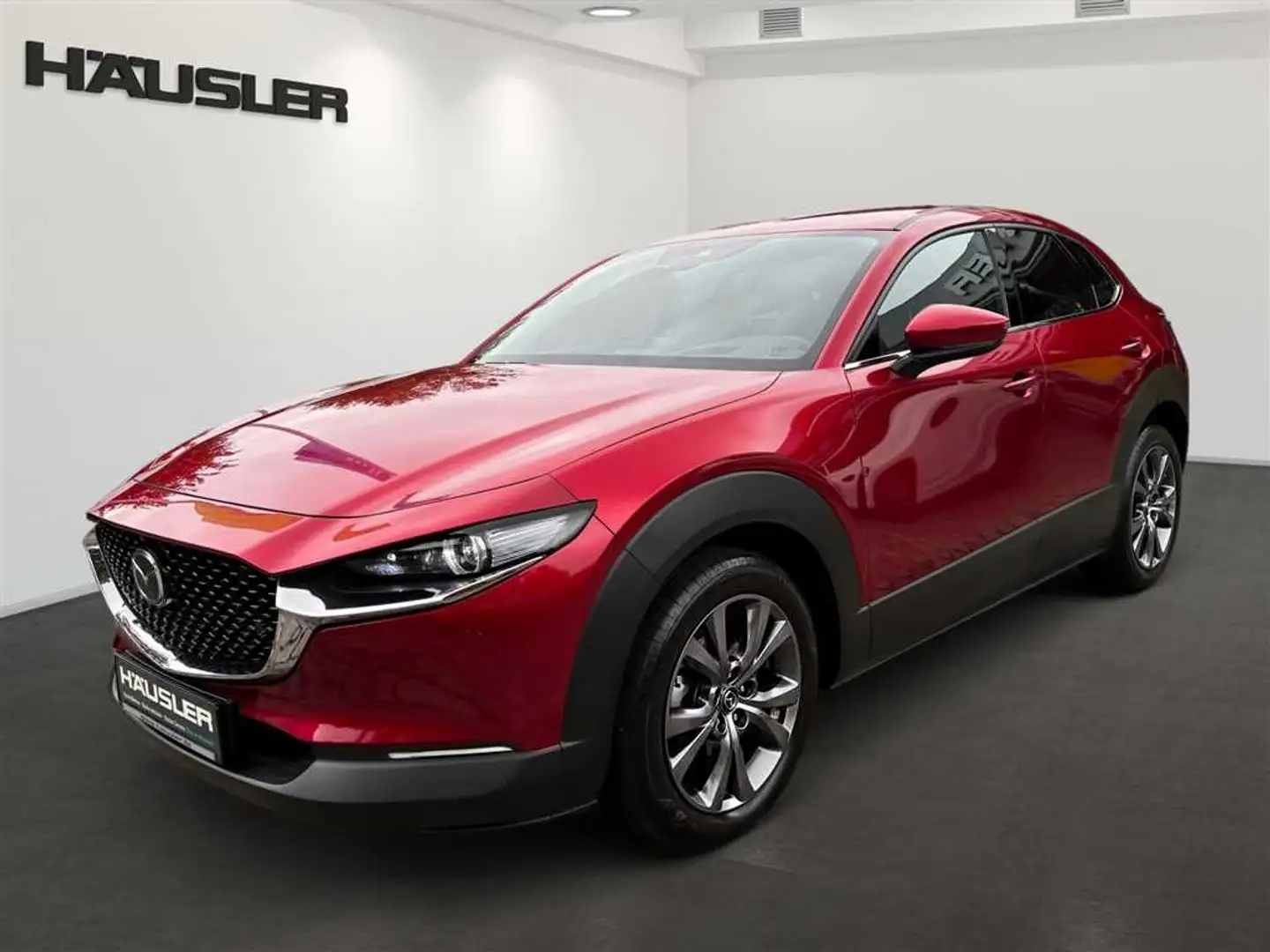 Mazda CX-30 Selection SKYACTIV-X 2.0 LED, Leder,Navi, El Heck Rood - 1
