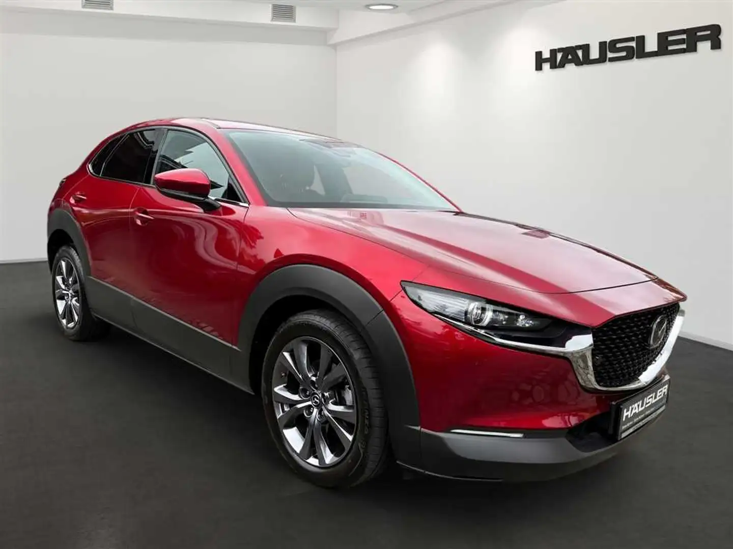 Mazda CX-30 Selection SKYACTIV-X 2.0 LED, Leder,Navi, El Heck Rood - 2