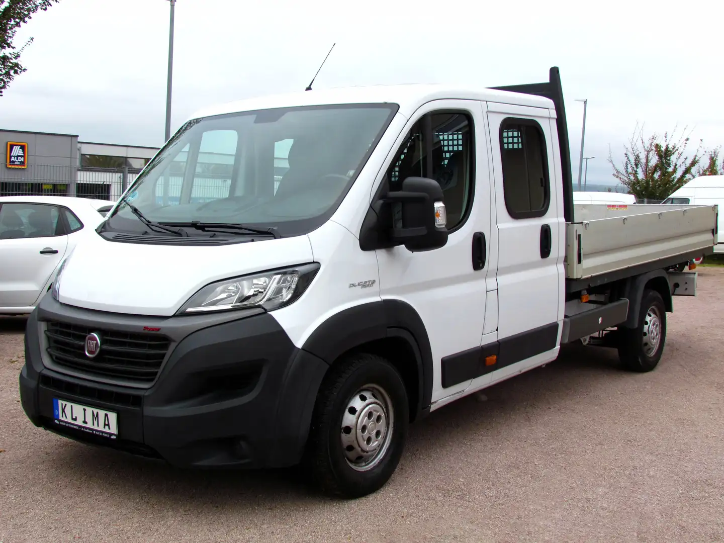 Fiat Ducato Maxi Pritsche/Doppelk. 7 Sitze*KLIMA Weiß - 1