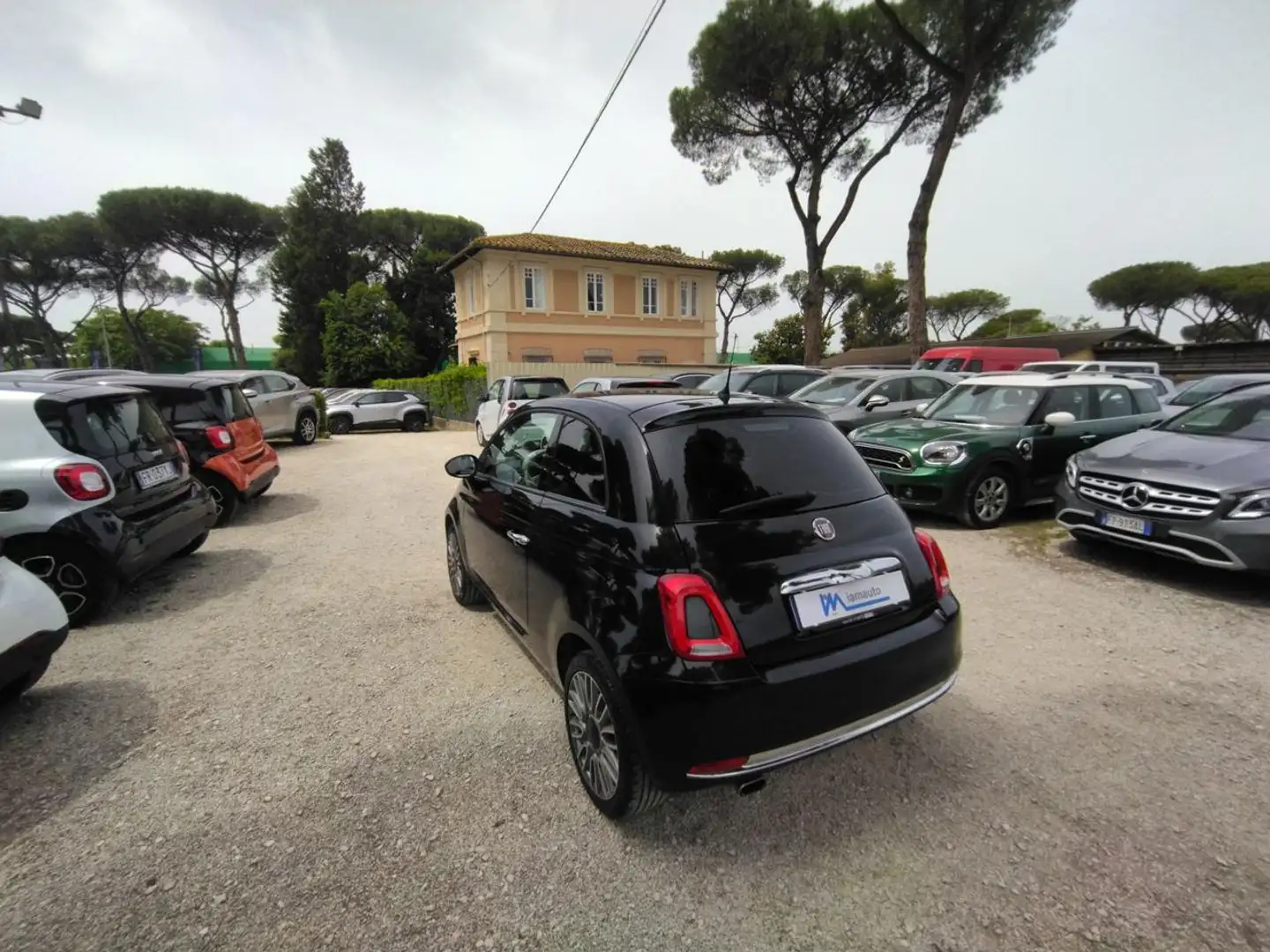 Fiat 500 1.2cc LOUNGE 69cv TETTO PANORAMA SENSORI PARK Nero - 2