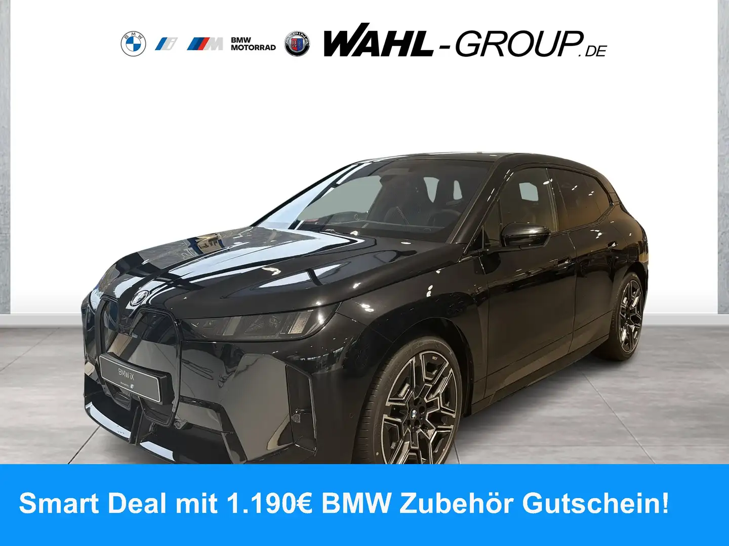 BMW iX xDrive45 M Sport Pro AHK Panorama Innovation Iconi Noir - 1