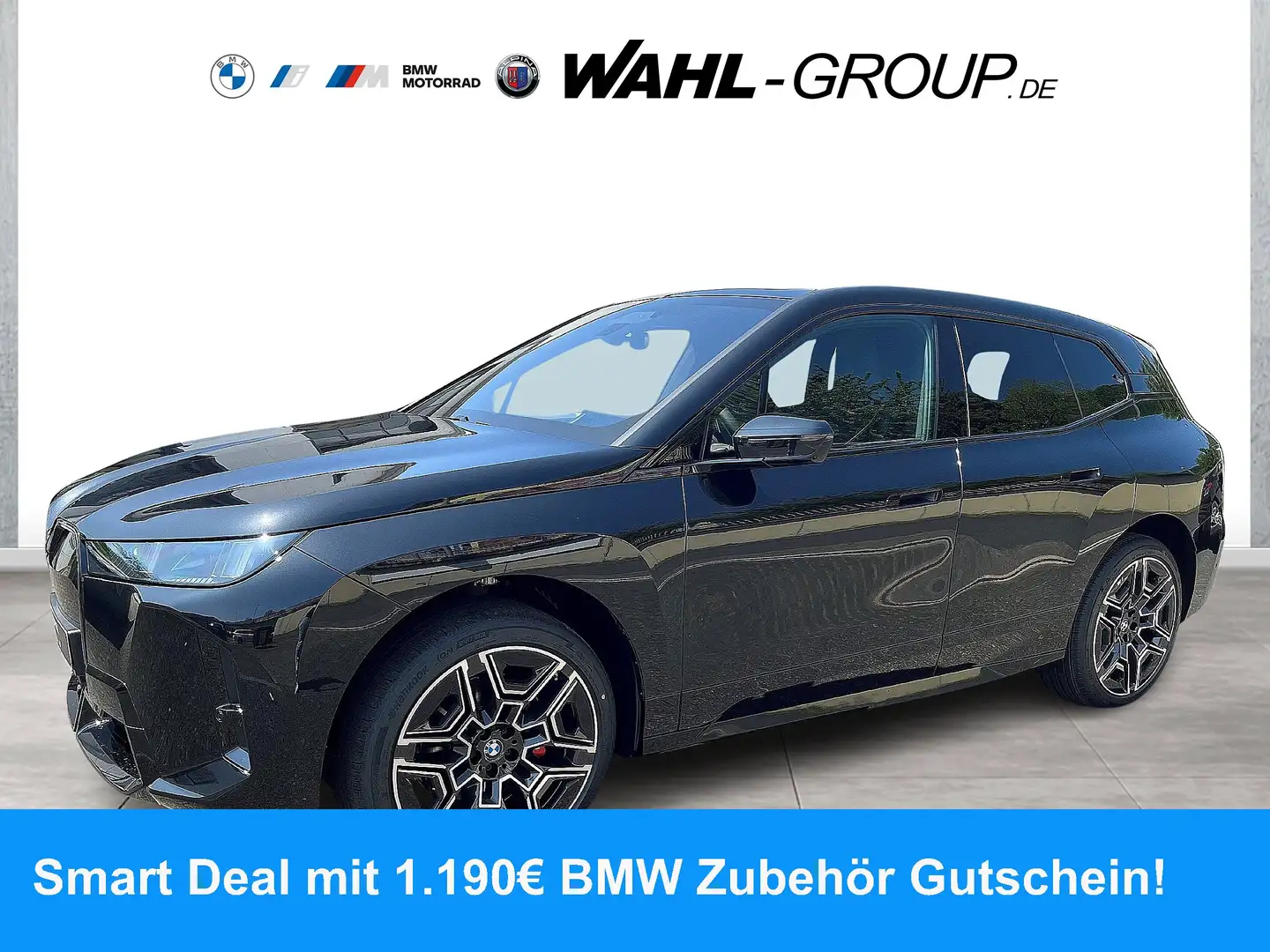 BMW iX xDrive45 M Sport Pro AHK Panorama Innovation Iconi Schwarz - 1