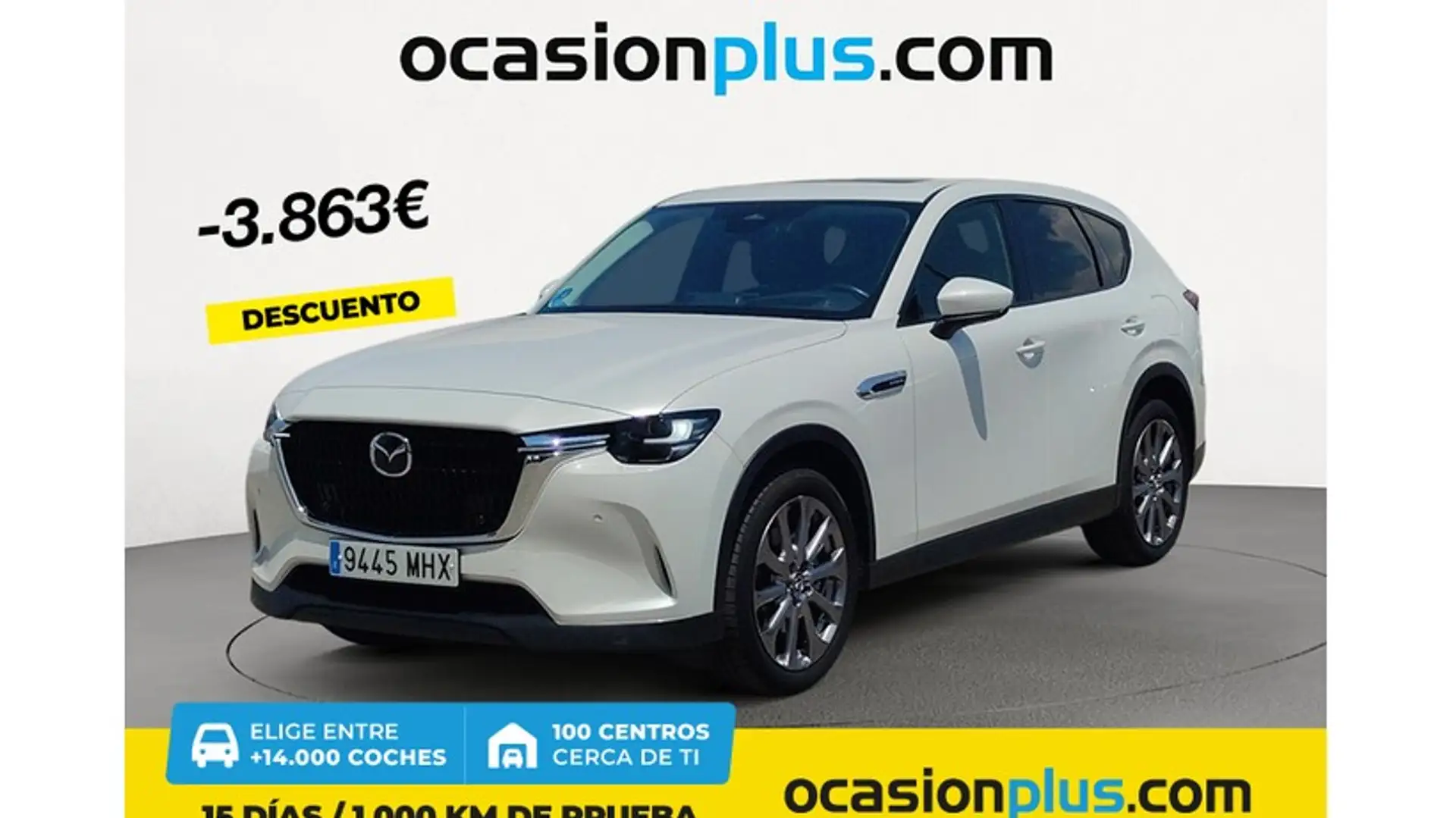 Mazda CX-60 2.5L e-Skyactiv-G PHEV Exclusive-Line AWD Blanco - 1