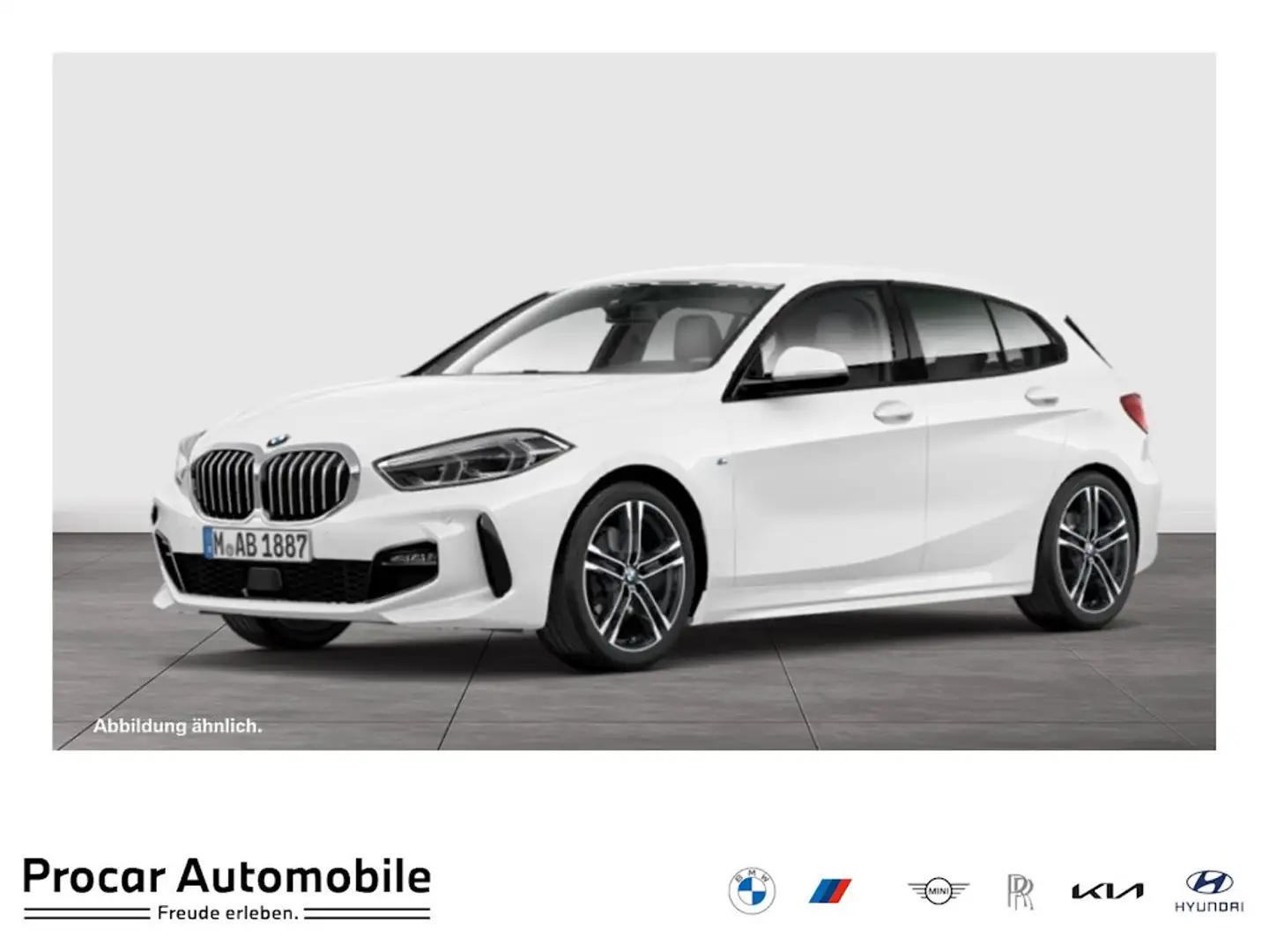 BMW 118 i M Sport+RFK+NAVI+LED+Sound Syst. Blanco - 1