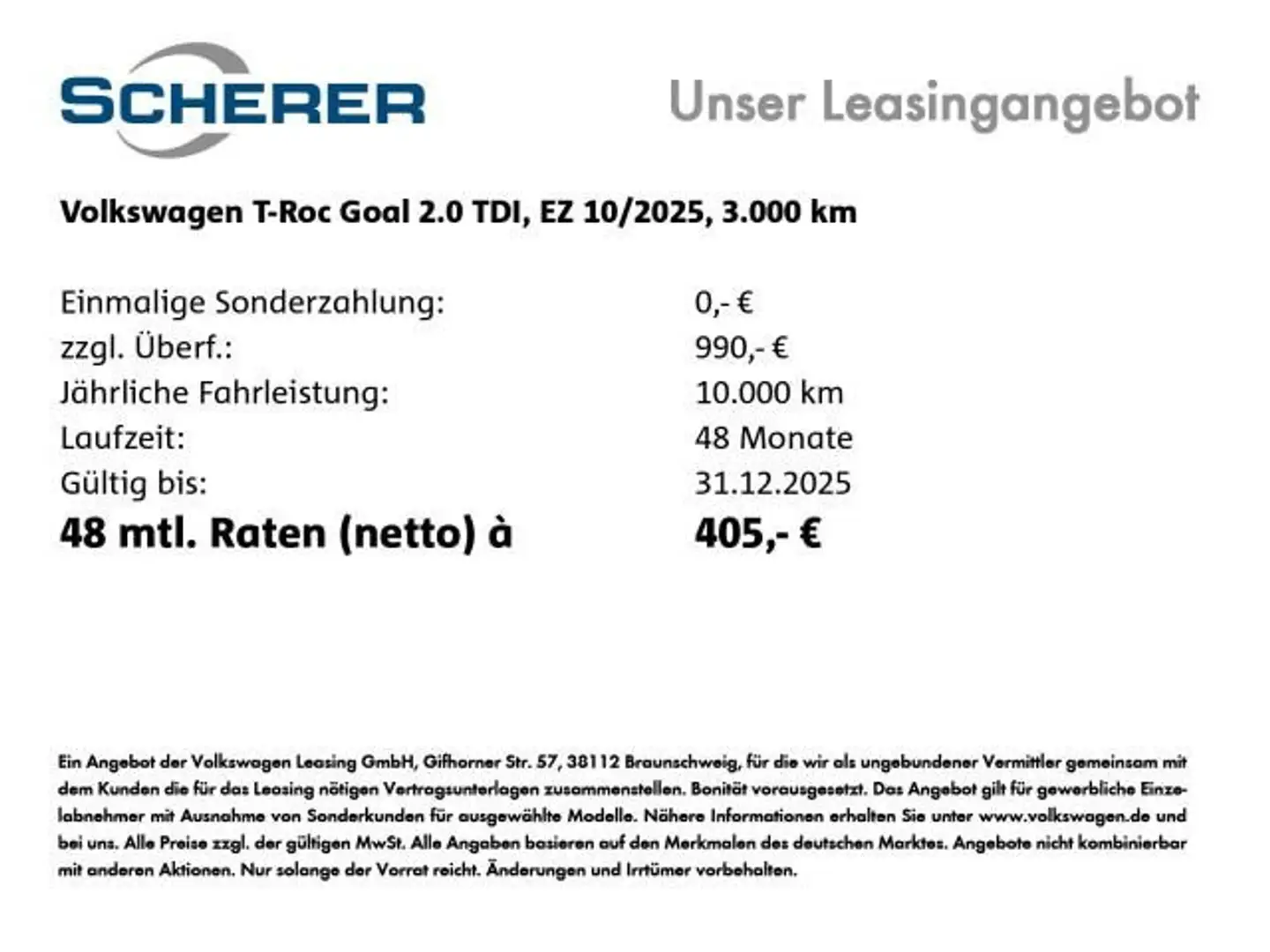 Volkswagen T-Roc T-Roc 2.0 TDI *Goal* DSG AHK SHZ R-Kamera Weiß - 2