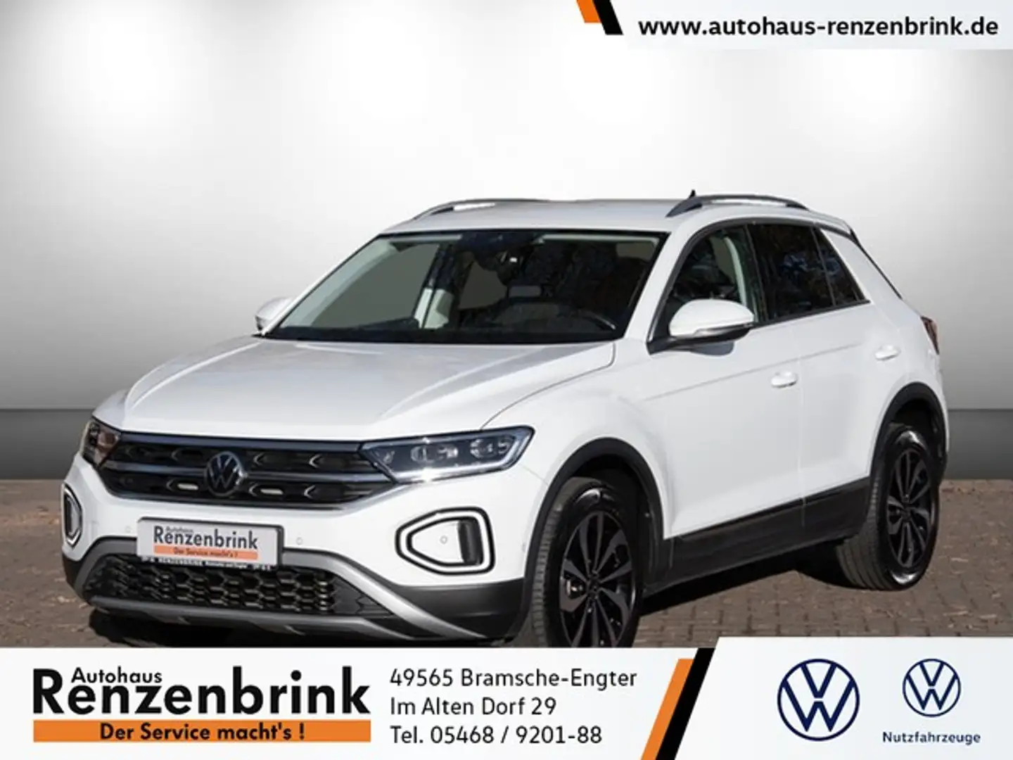 Volkswagen T-Roc Style TSI DSG LED AID ergoSitz Business-Paket Weiß - 1