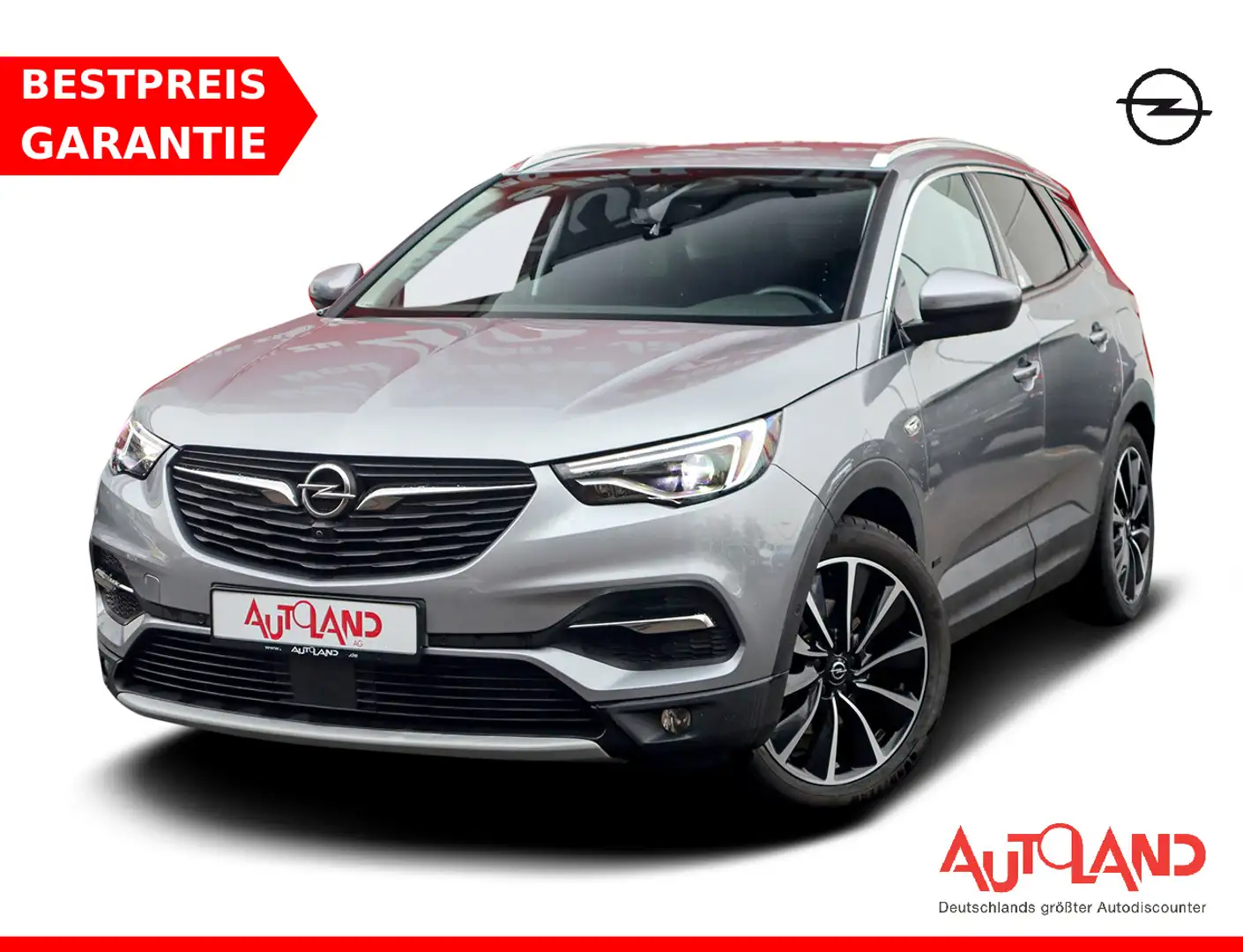 Opel Grandland X Hybrid Ultimate 4x4 360° AHK LED PDC Grau - 1