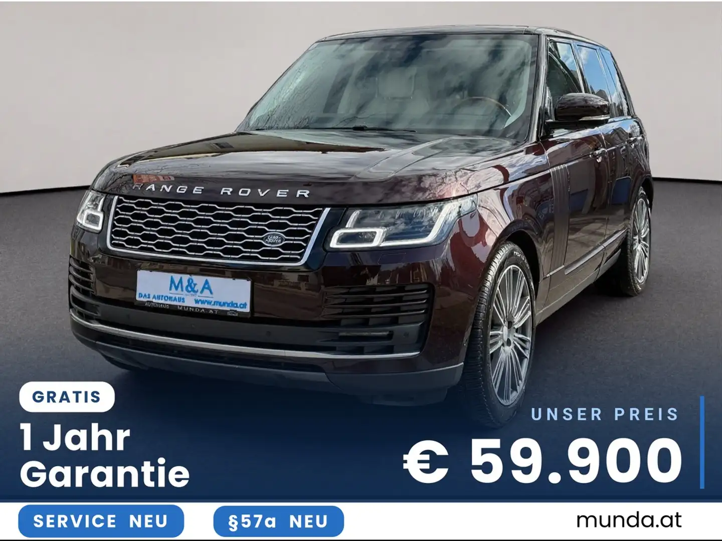 Land Rover Range Rover 3.0 TDV6 Vogue MwSt. Ausw. * Garantie Rot - 1