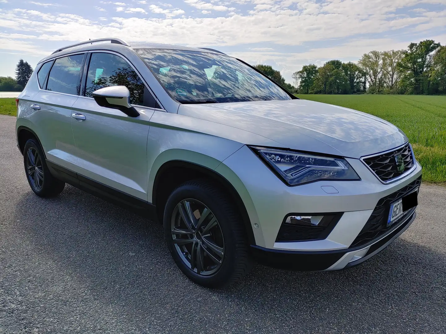 SEAT Ateca Ateca Diesel 2.0 TDI 4Drive XCELLENCE AHK Standhz. Argent - 1