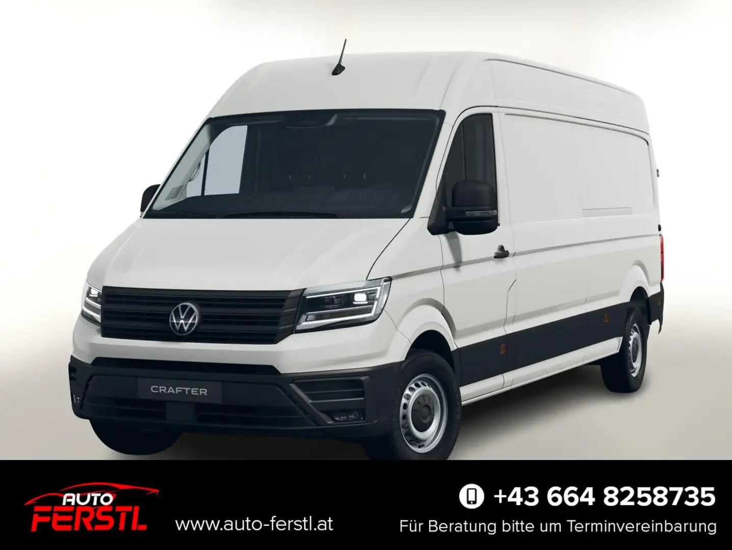 Volkswagen Crafter 35 140 AT8 L4H3 3S AHK LED Temp AppCo 103 kW (1... Weiß - 1