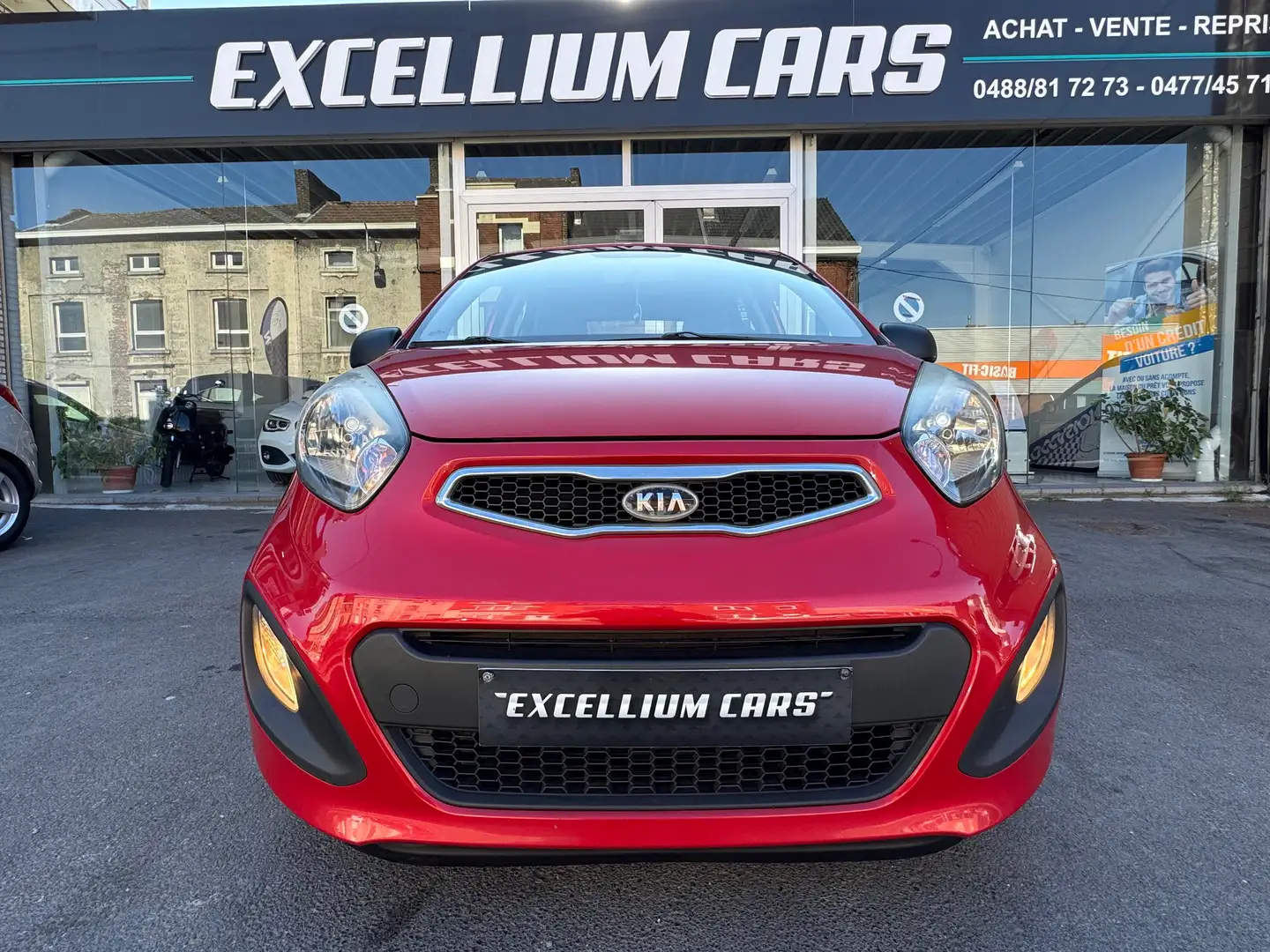 Kia Picanto 1.0i 5 Porte Airbag  Vitres Electr Euro5 Garantie Rouge - 2