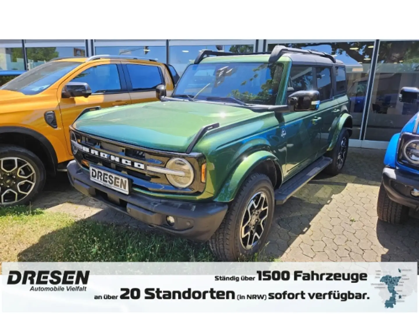 Ford Bronco 2.7 EcoBoost V6 Outer Banks 4x4 + ehemaliger Diens Grün - 1