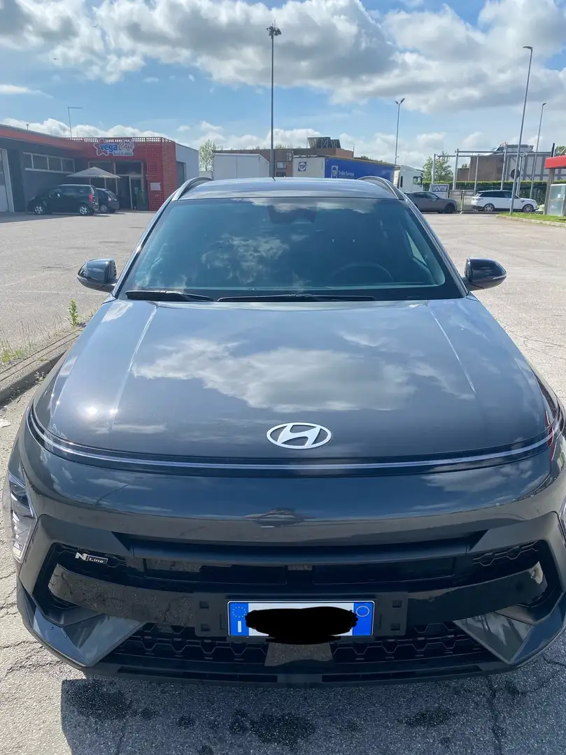 Hyundai KONA Kona 1.6 gdi hev N Line 2wd 141cv dct Grigio - 2