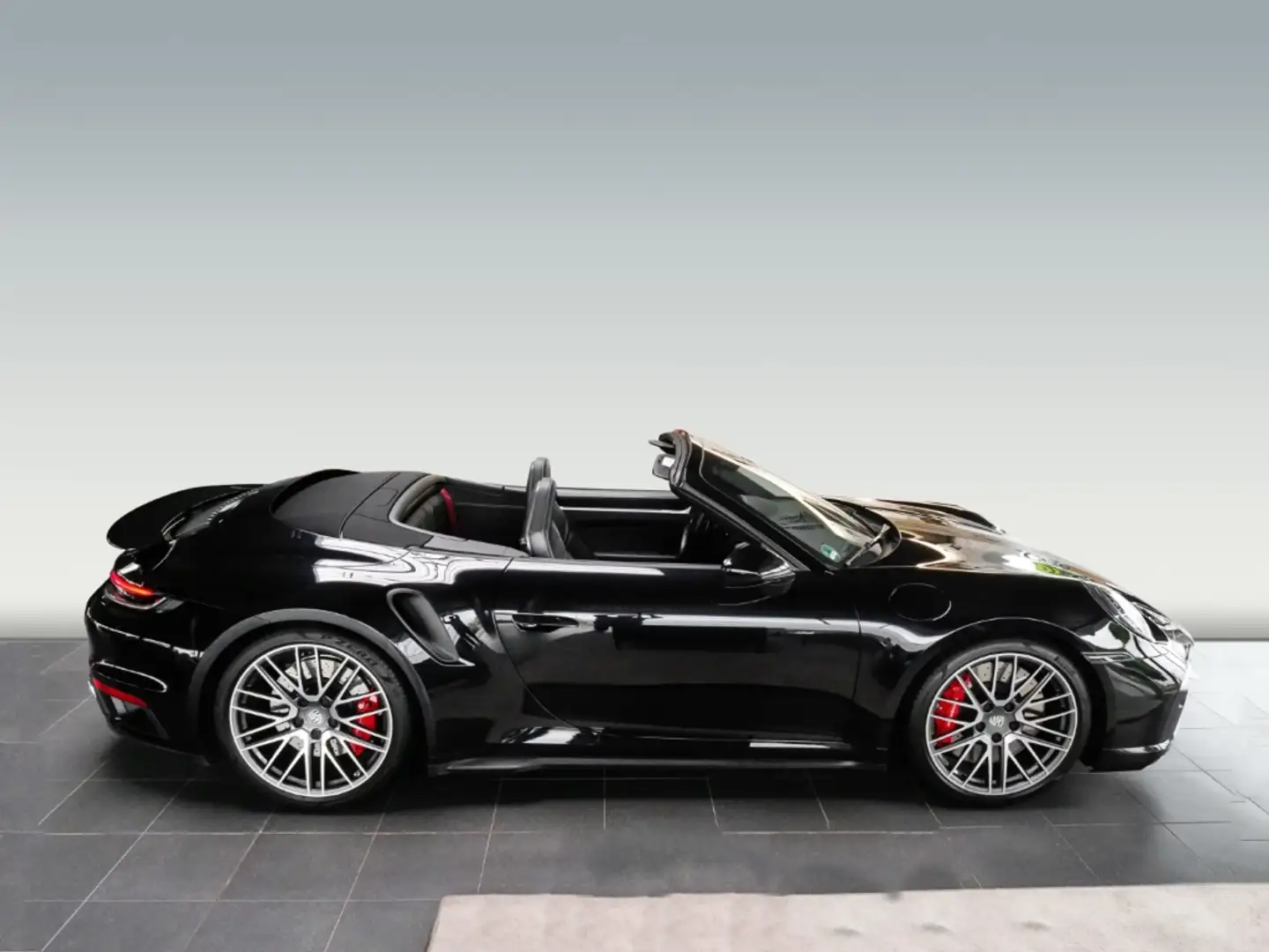 Porsche 911 992 Turbo Cabrio 13tkm/1.Hand/18Wege/Sitzbelü/Lede Schwarz - 2