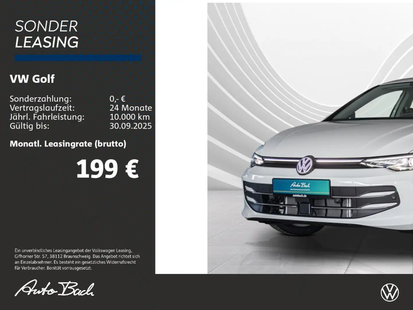 Volkswagen Golf Style 1,5 l TSI OPF 6-Gang Weiß - 1