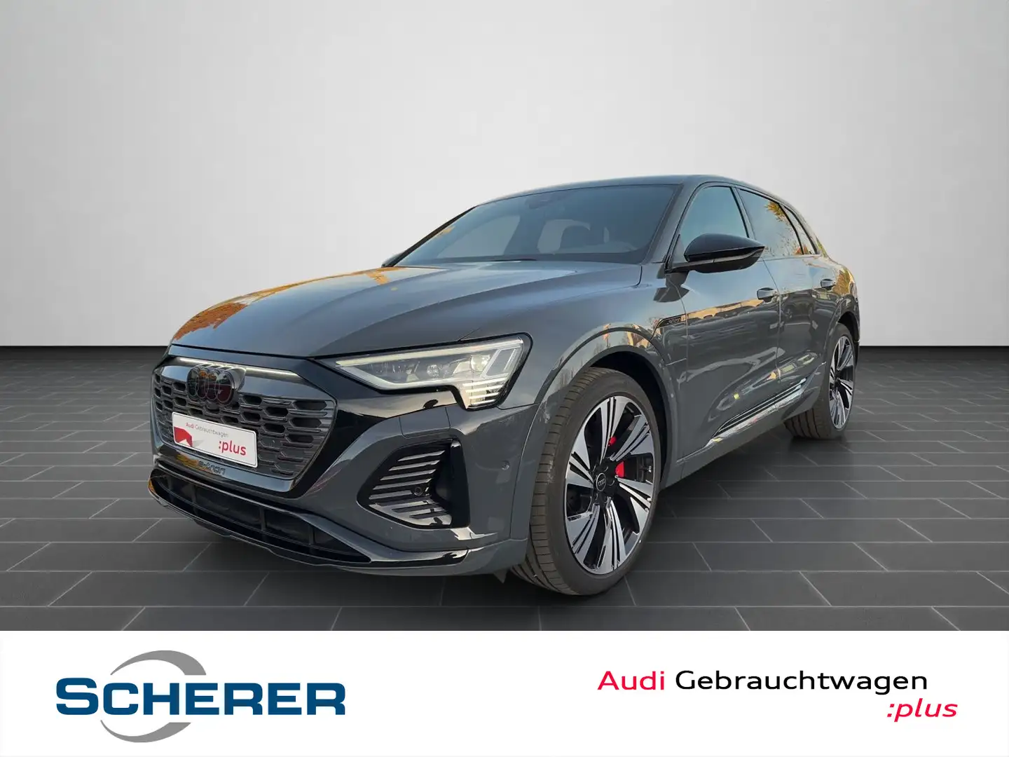 Audi Q8 e-tron 55 e-tron S line quattro PANO B&O HUD Grau - 1