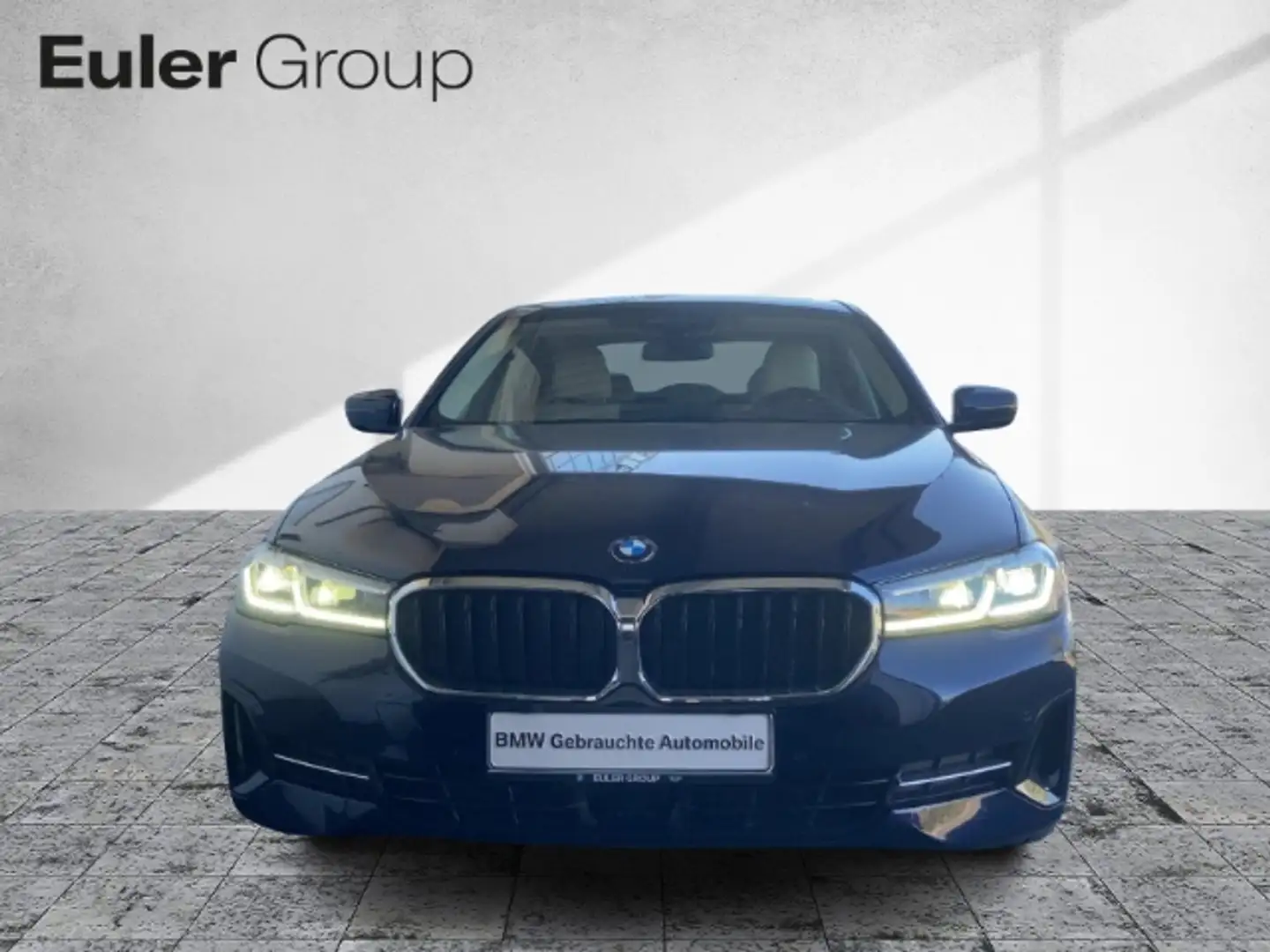 BMW 520 d Limousine HUD El. Panodach Panorama Navi Digital Bleu - 2