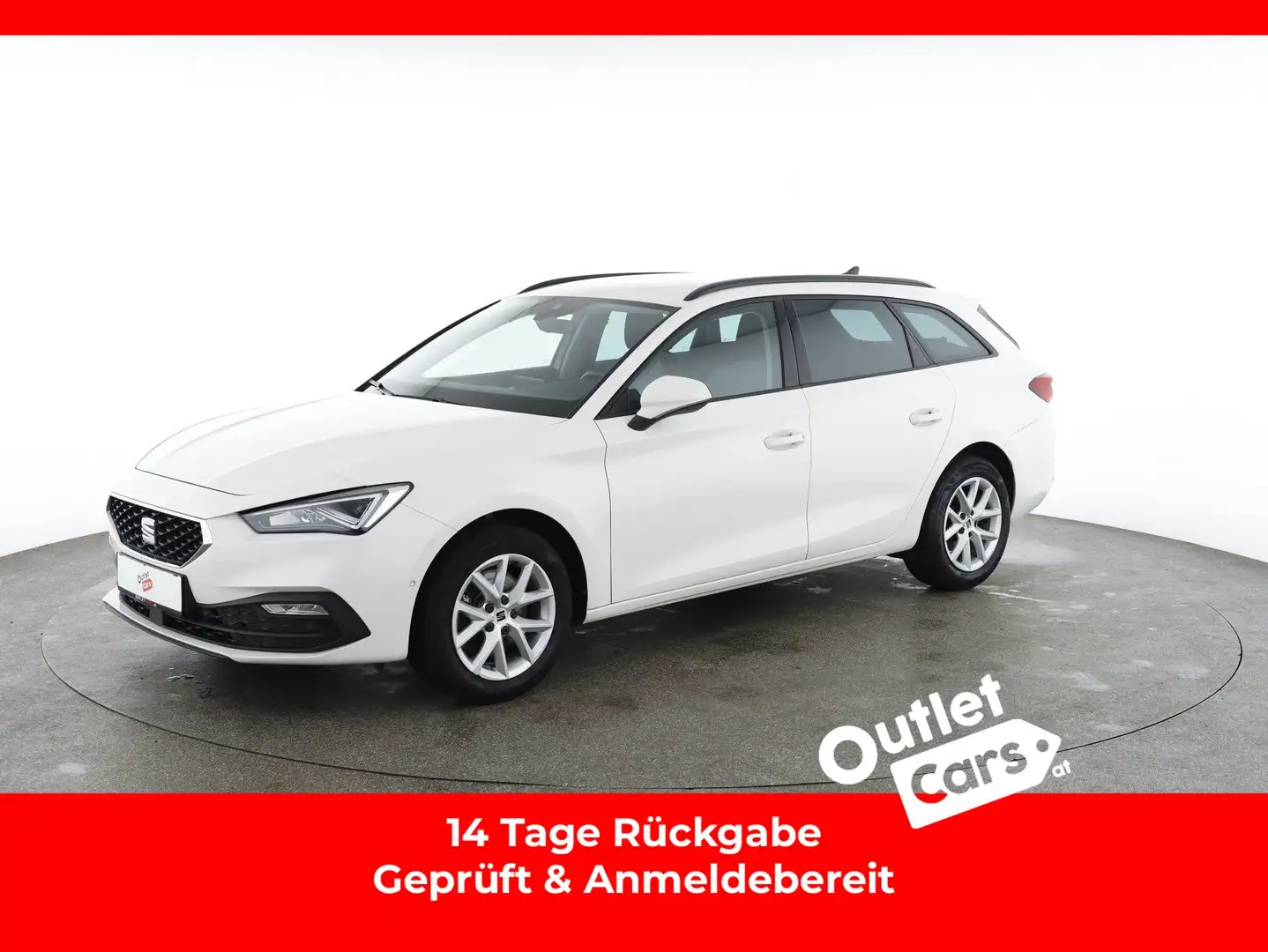 SEAT Leon Sportstourer 2.0 TDI Style ASSIST+RADAR+AHK Weiß - 1