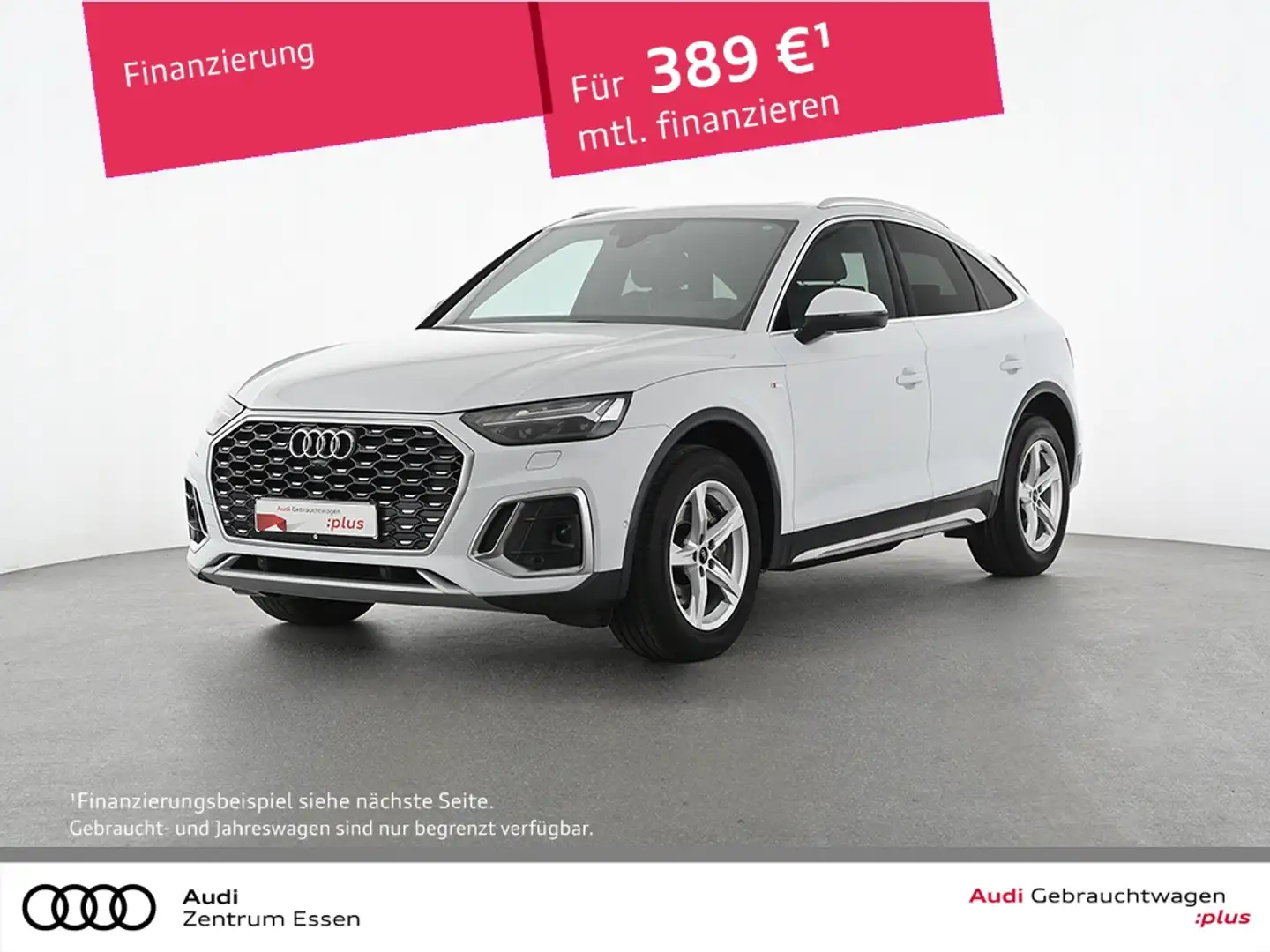 Audi Q5 Sportback 35 TDI S-LINE S-TRONIC MATRIX PANO   SHZ Blanc - 1