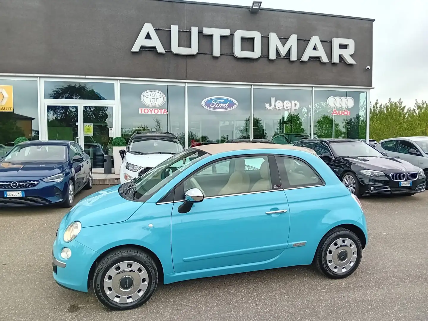Fiat 500C 1.2 Color Therapy 69cv Blau - 1