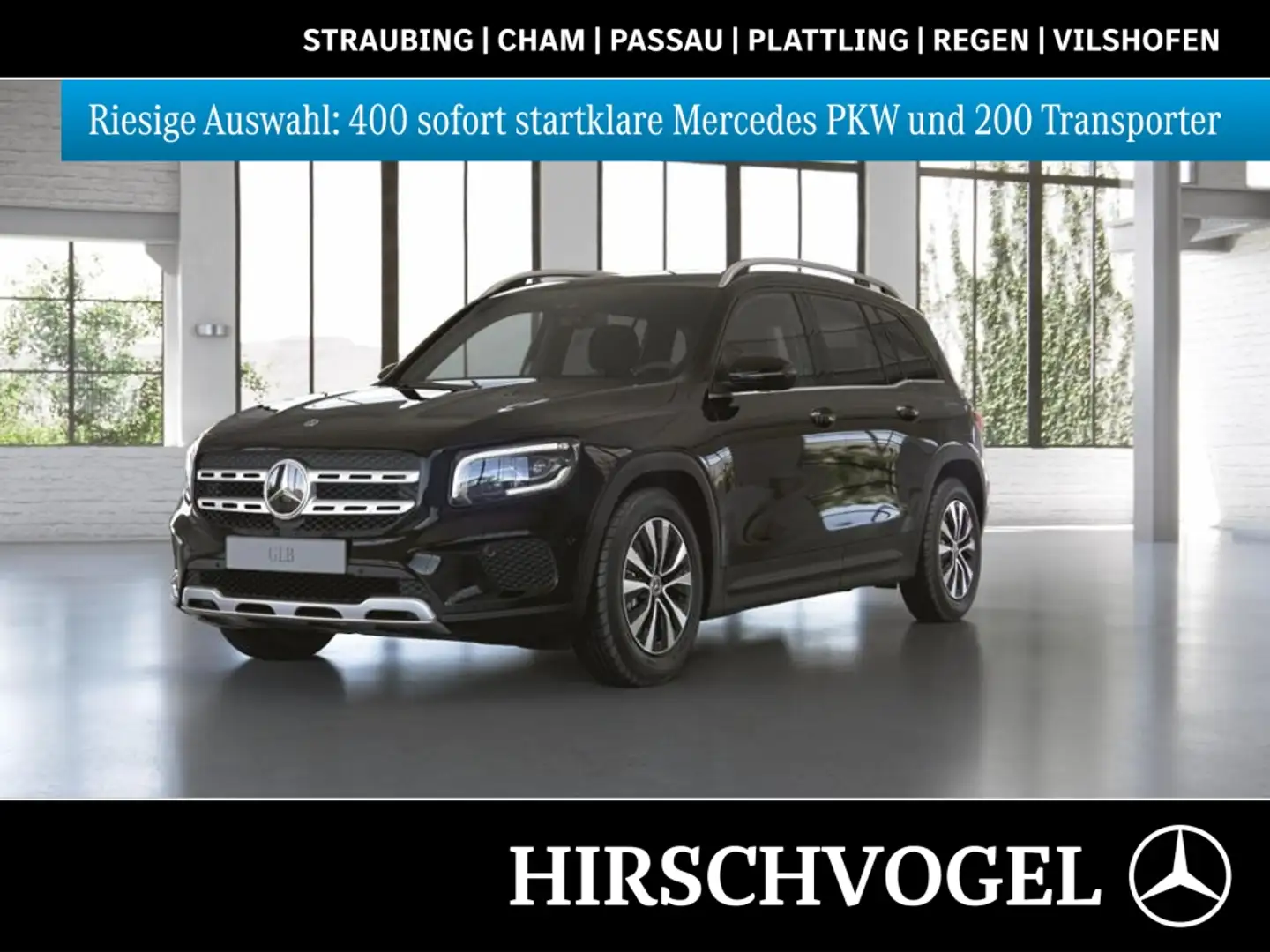 Mercedes-Benz GLB 220 d Style+AHK+MULTIBEAM+MBUX+Navi-Plus+Kam Schwarz - 1