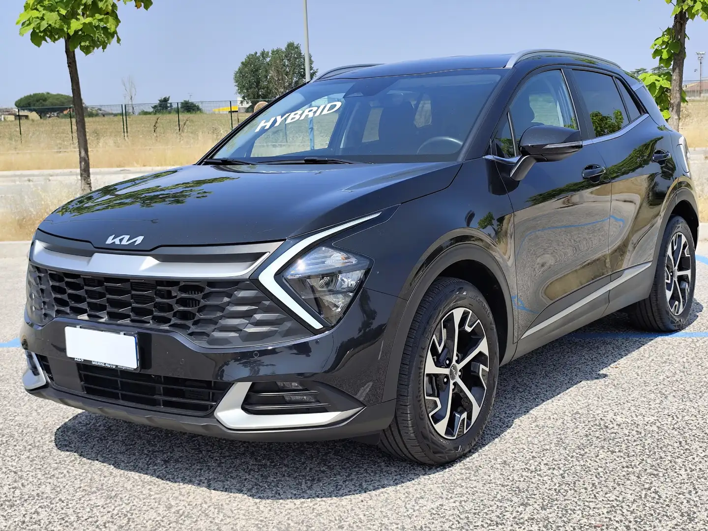 Kia Sportage Sportage V 2022 1.6 tgdi hev Style auto Schwarz - 1