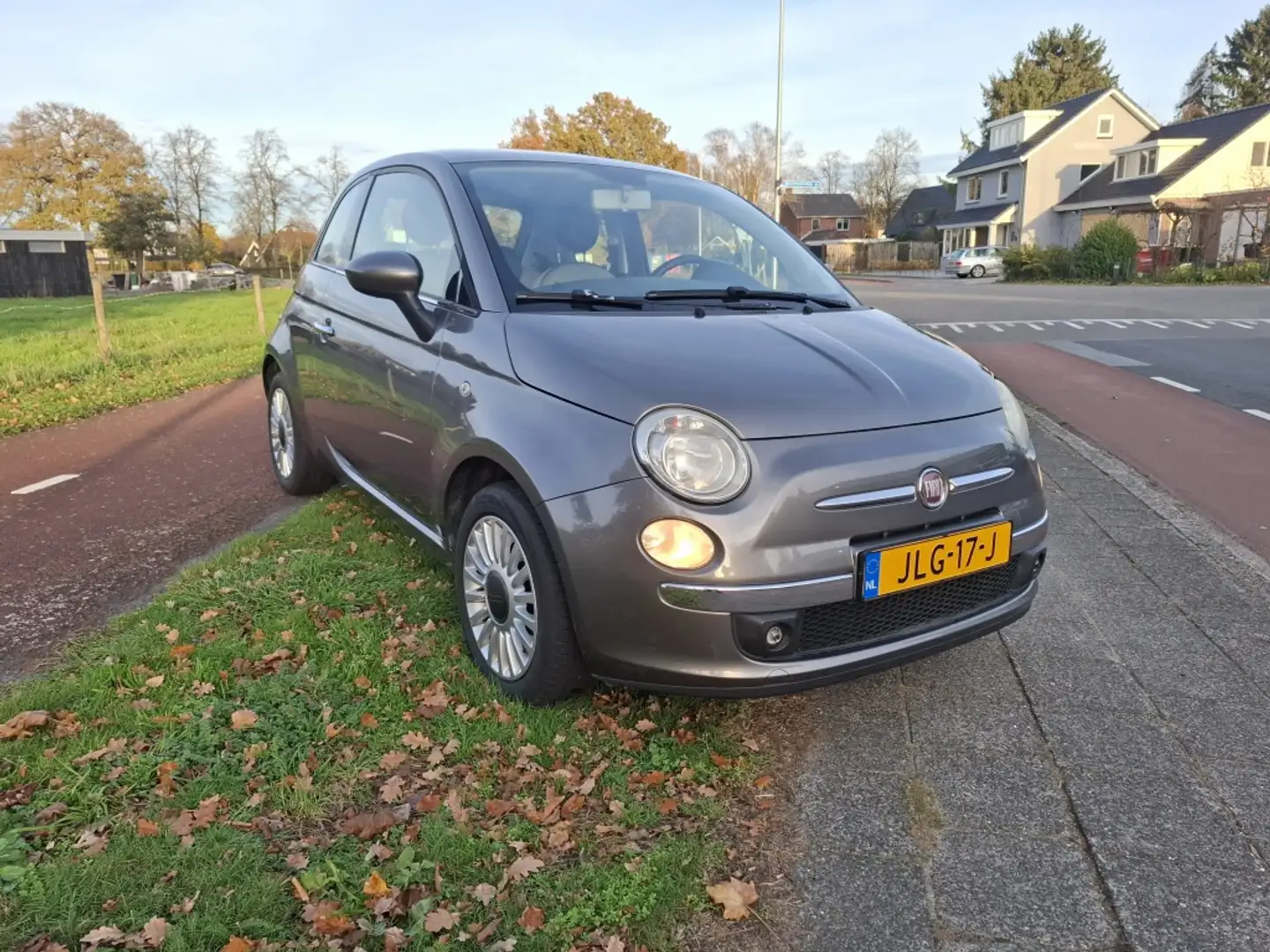 Fiat 500 1.2 Lounge Grijs - 2
