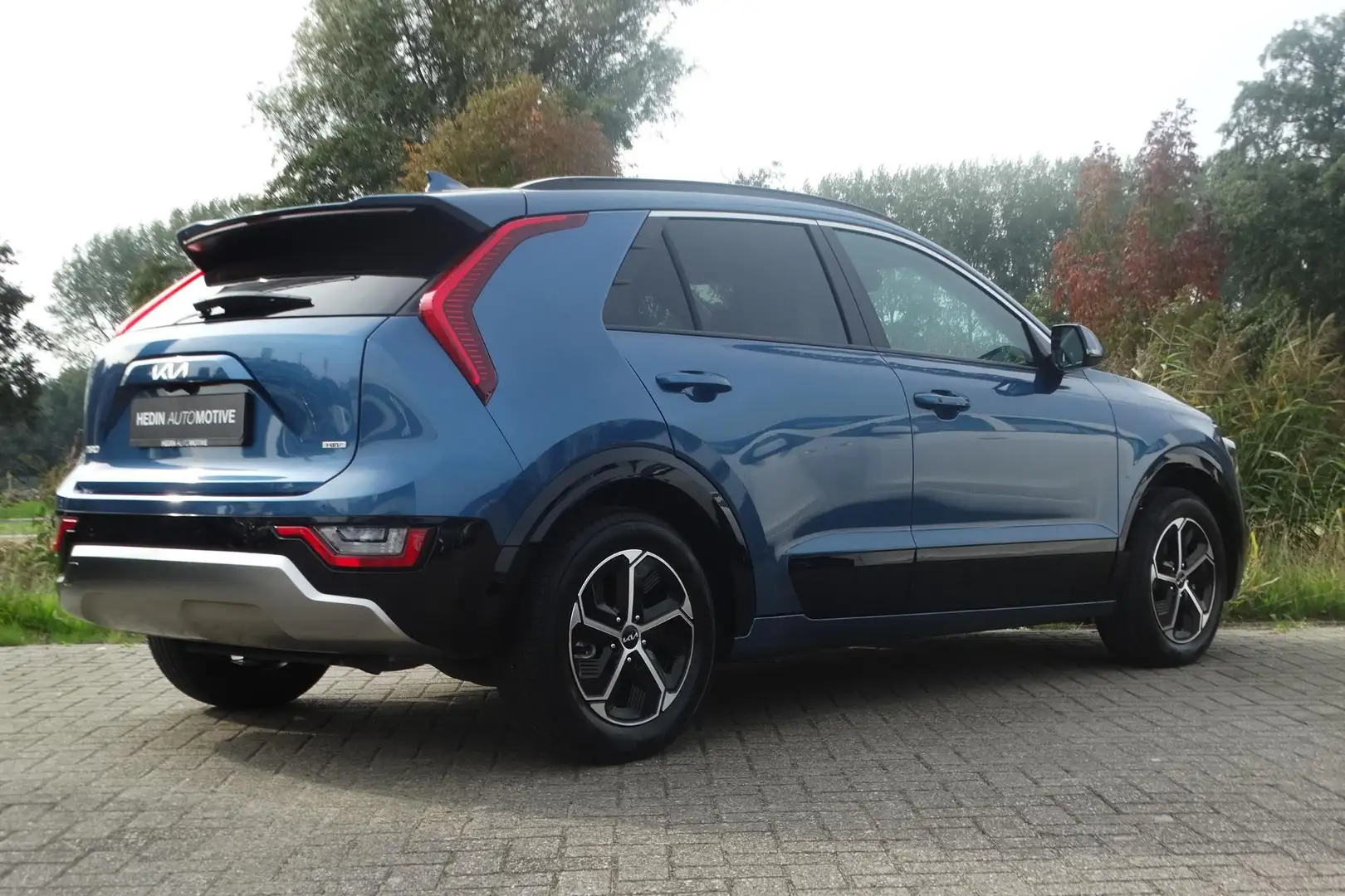 Kia Niro 1.6 GDi Hybrid DynamicPlusLine | Open dak | Leder Blau - 2