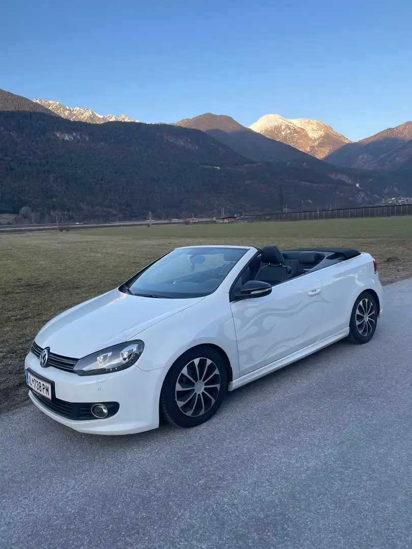 Volkswagen Golf Cabriolet Golf Cabrio 2,0 TDI Weiß - 1